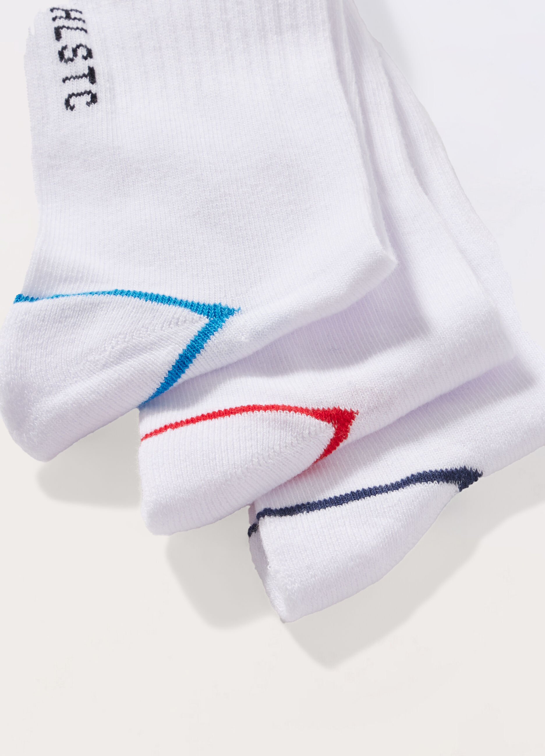 Calze corte sportive in cotone stretch uomo_1