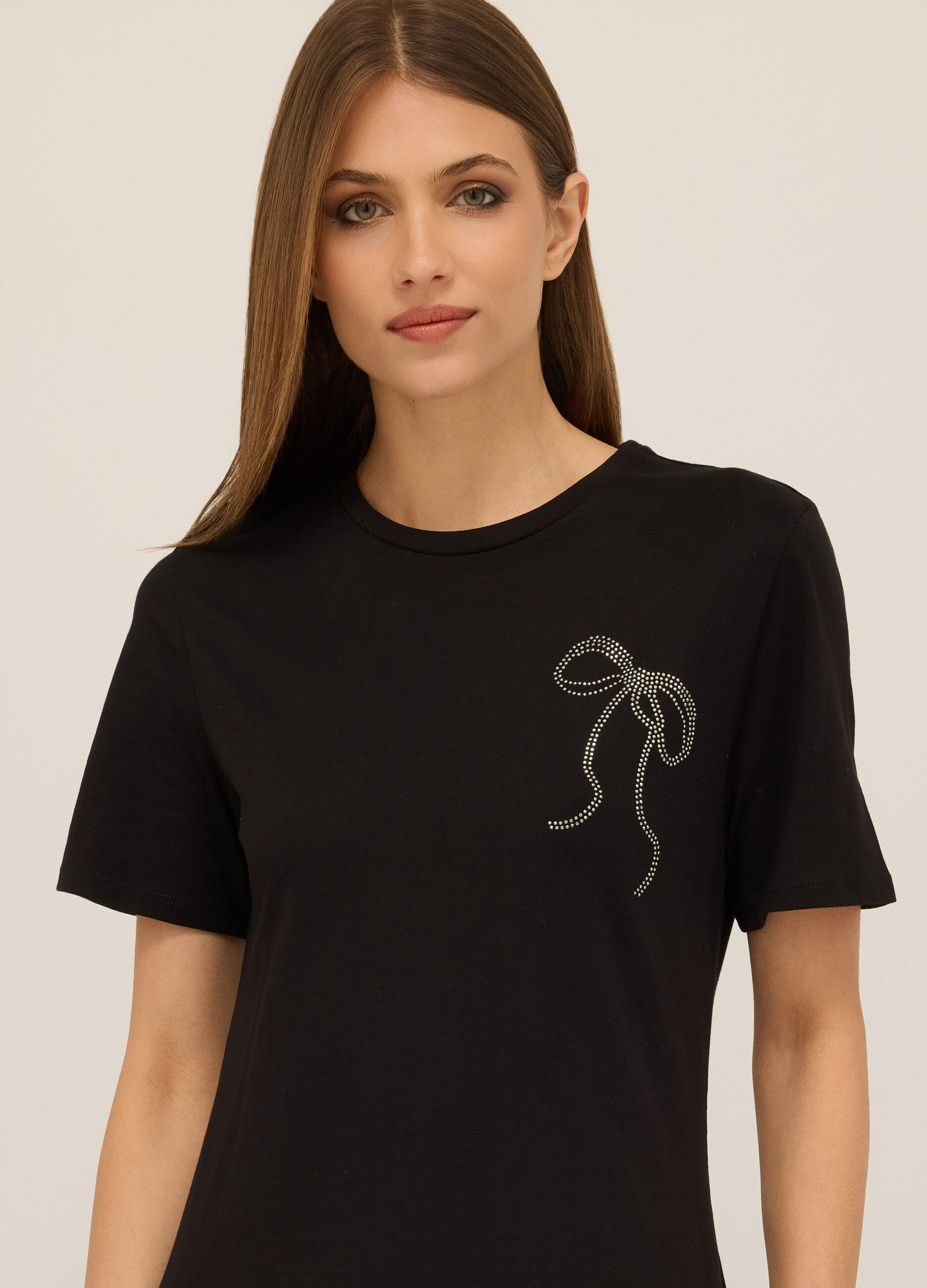 Abito lungo in jersey di puro cotone donna_2