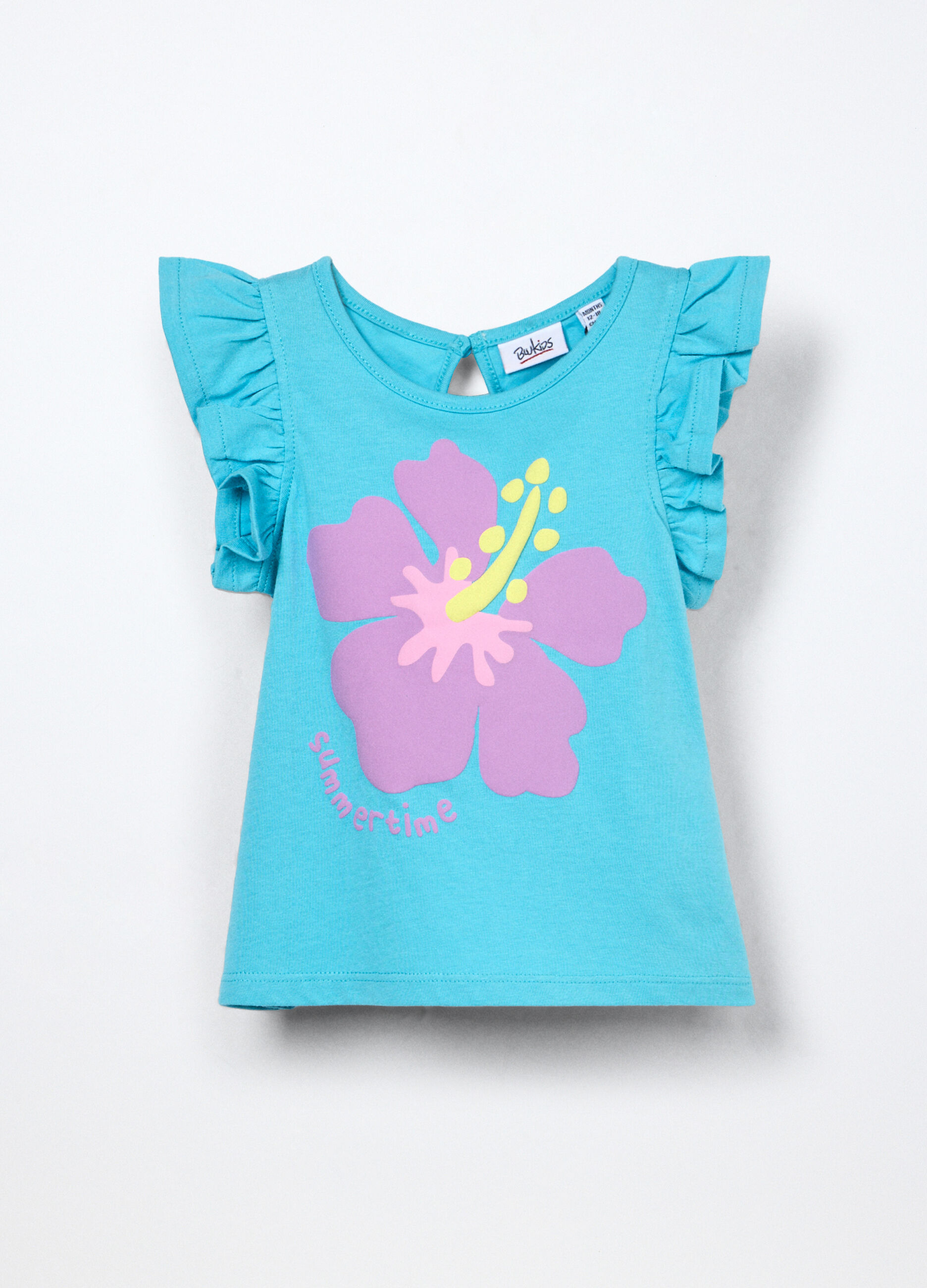 Canotta in jersey di puro cotone neonata_0