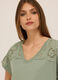 T-shirt in jersey di puro cotone donna_2