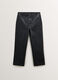Pantaloni Fit Regular in denim di puro cotone donna curvy_0