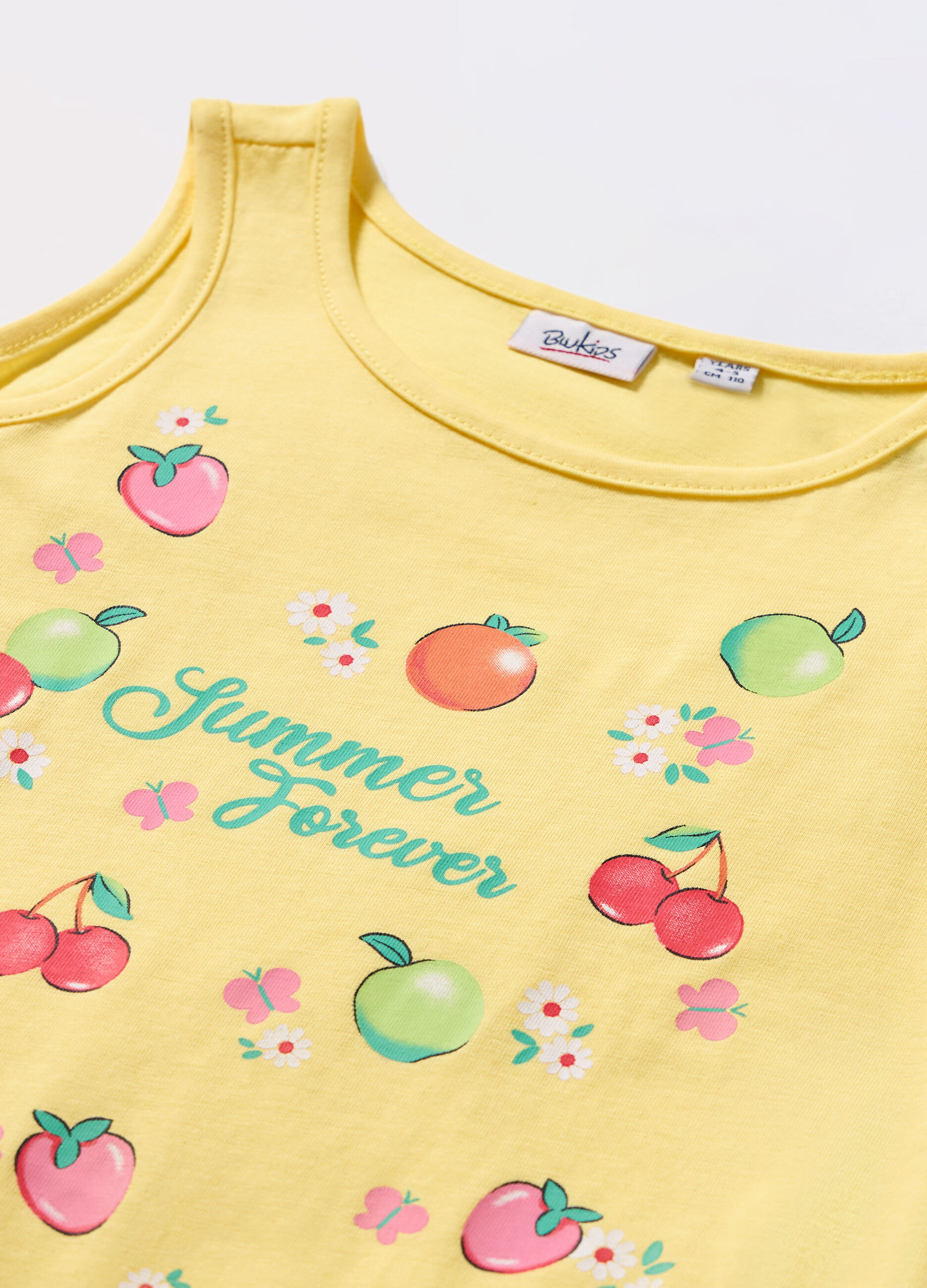 Vestito in jersey di puro cotone bambina_1