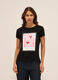 T-shirt in jersey di puro cotone donna_0