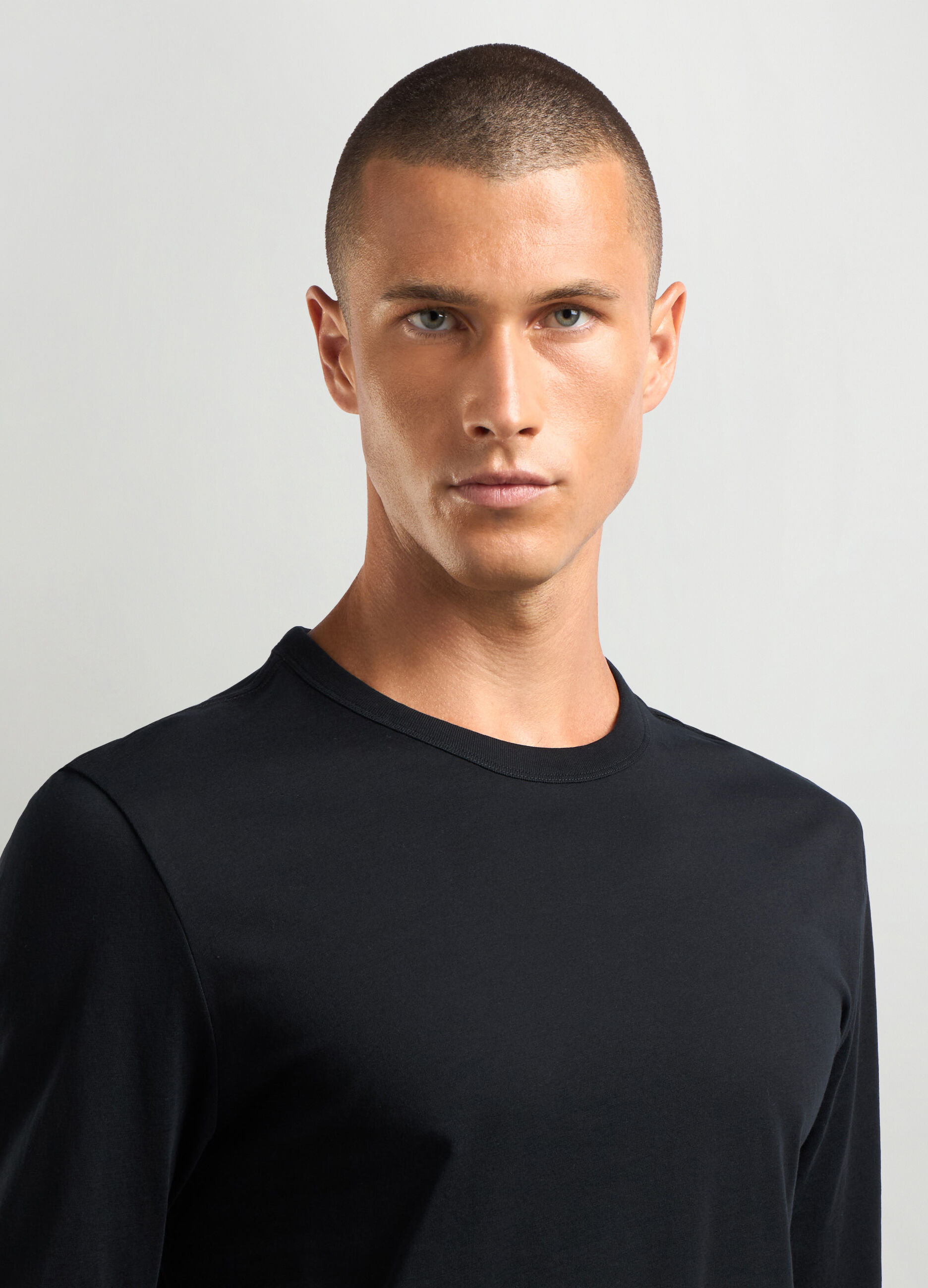 T-shirt girocollo in puro cotone uomo_2