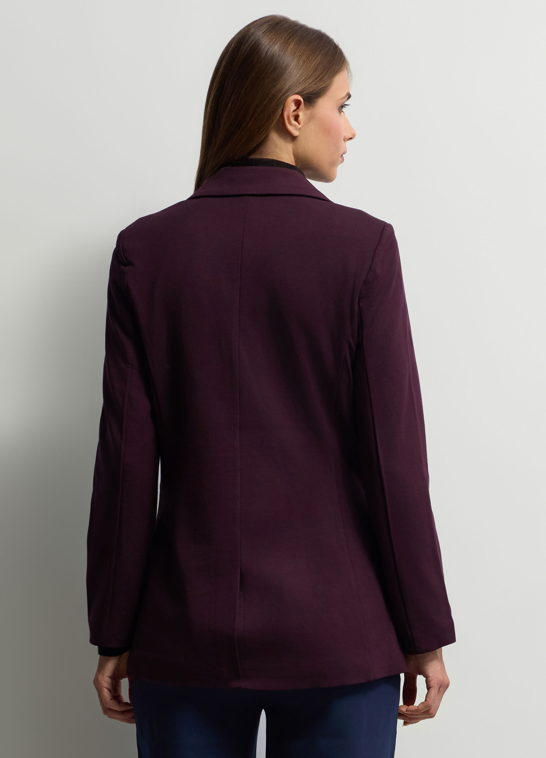 Blazer doppiopetto stretch donna_1