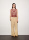 Top girocollo in maglia donna_0