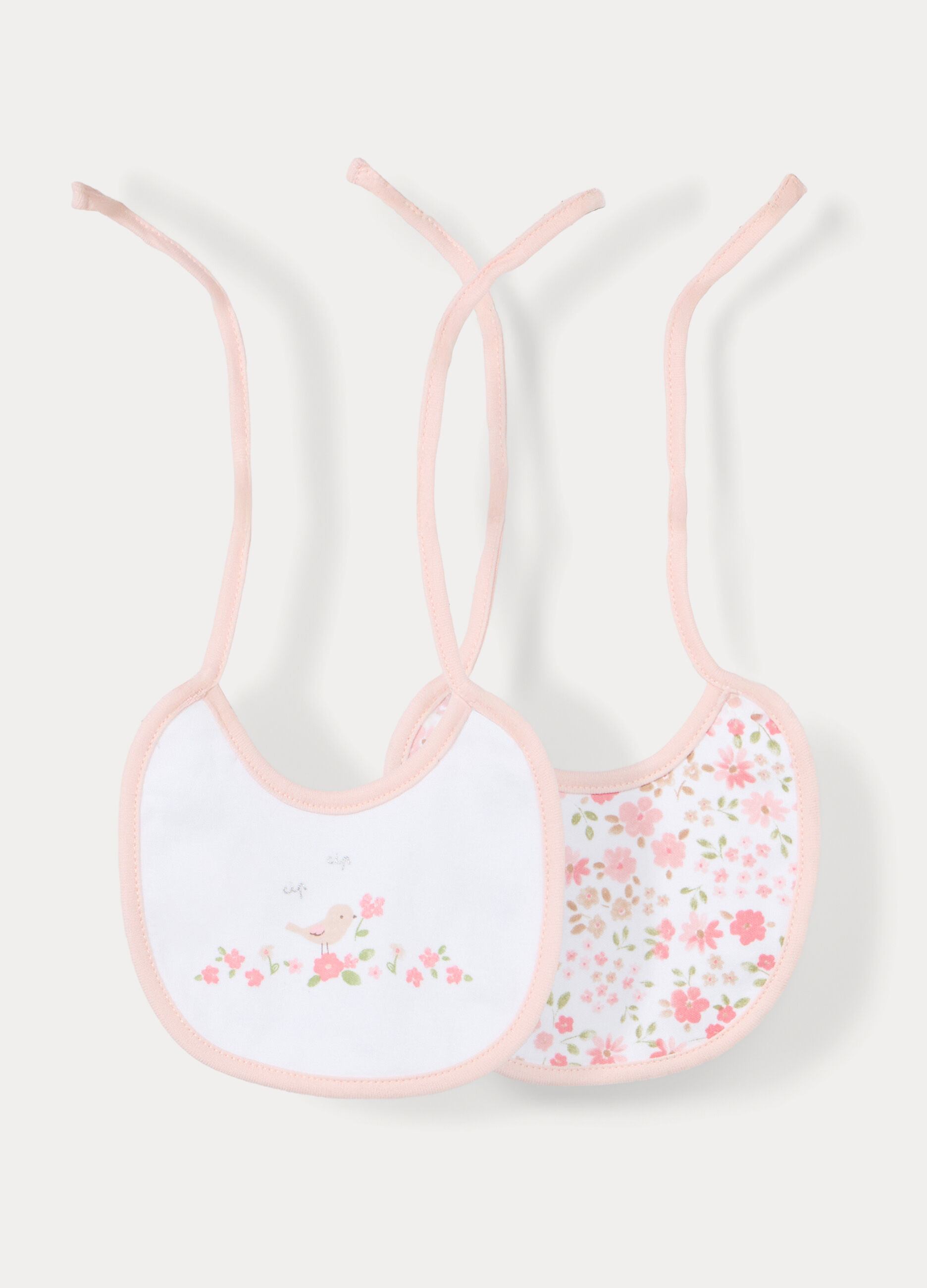 Bavaglini in interlock di puro cotone neonata_0