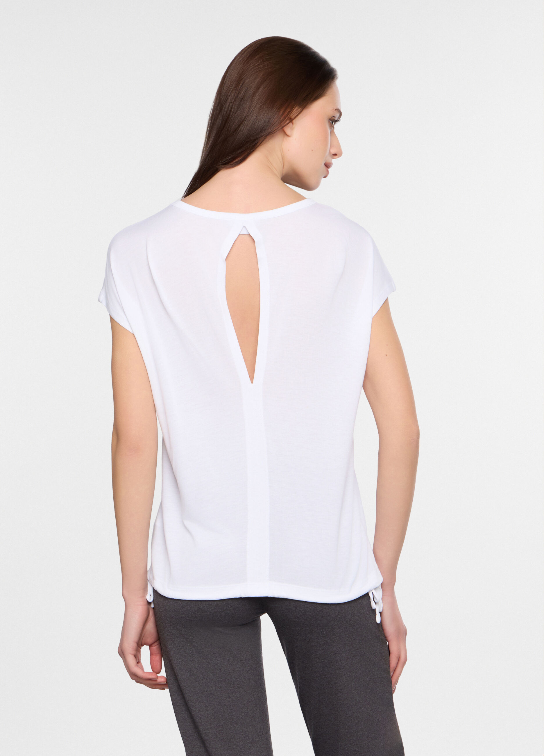 T-shirt girocollo donna_1