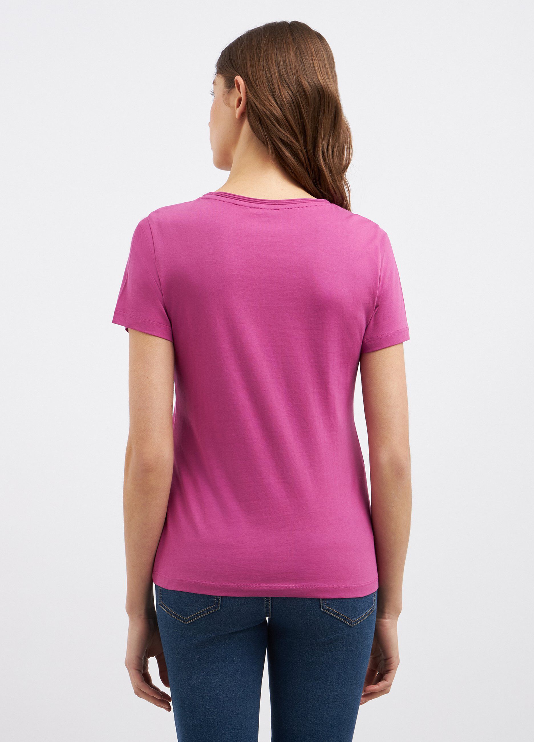 T-shirt in puro cotone donna_1