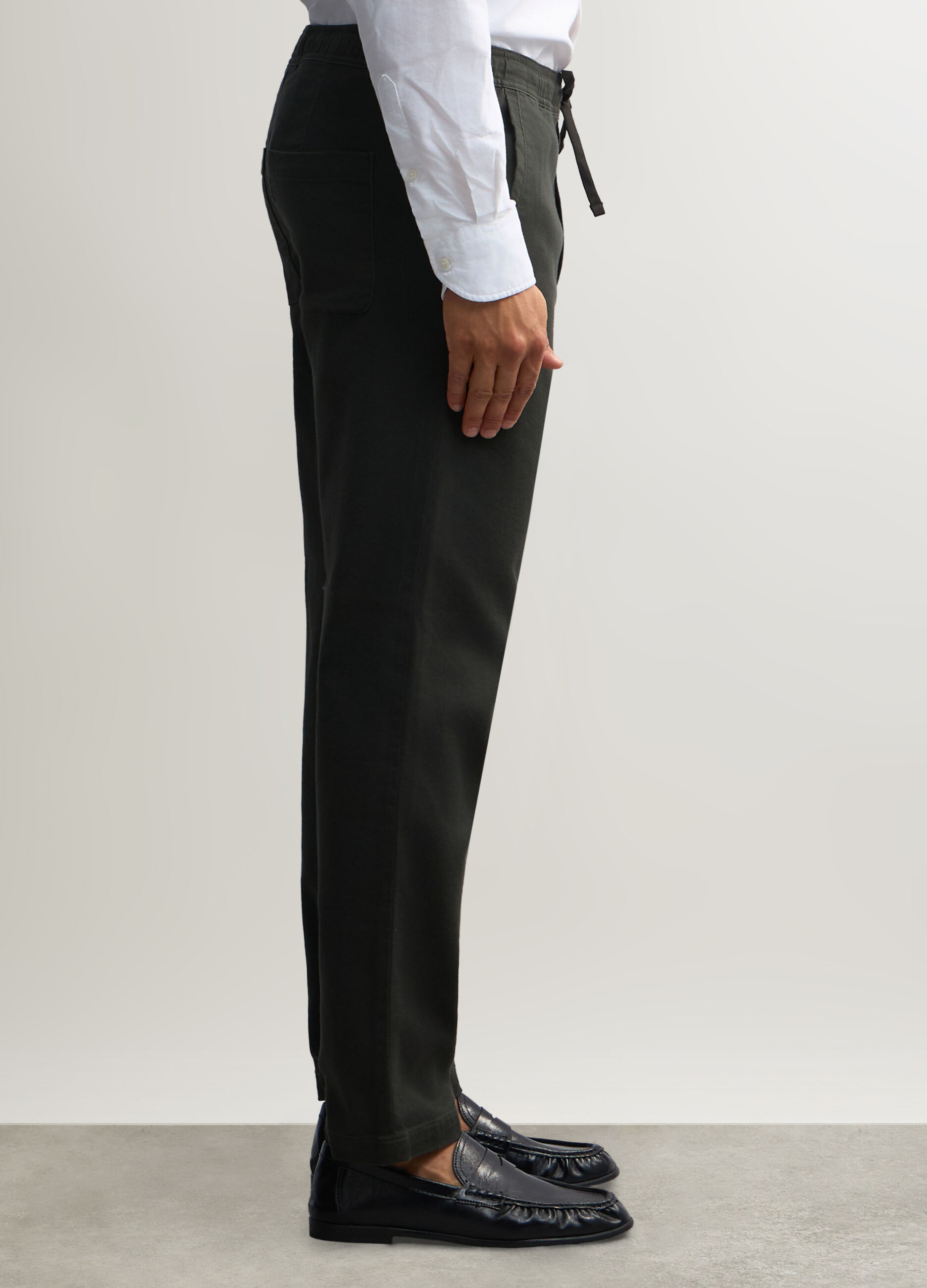 Pantalone chino relaxed fit in misto cotone uomo_1
