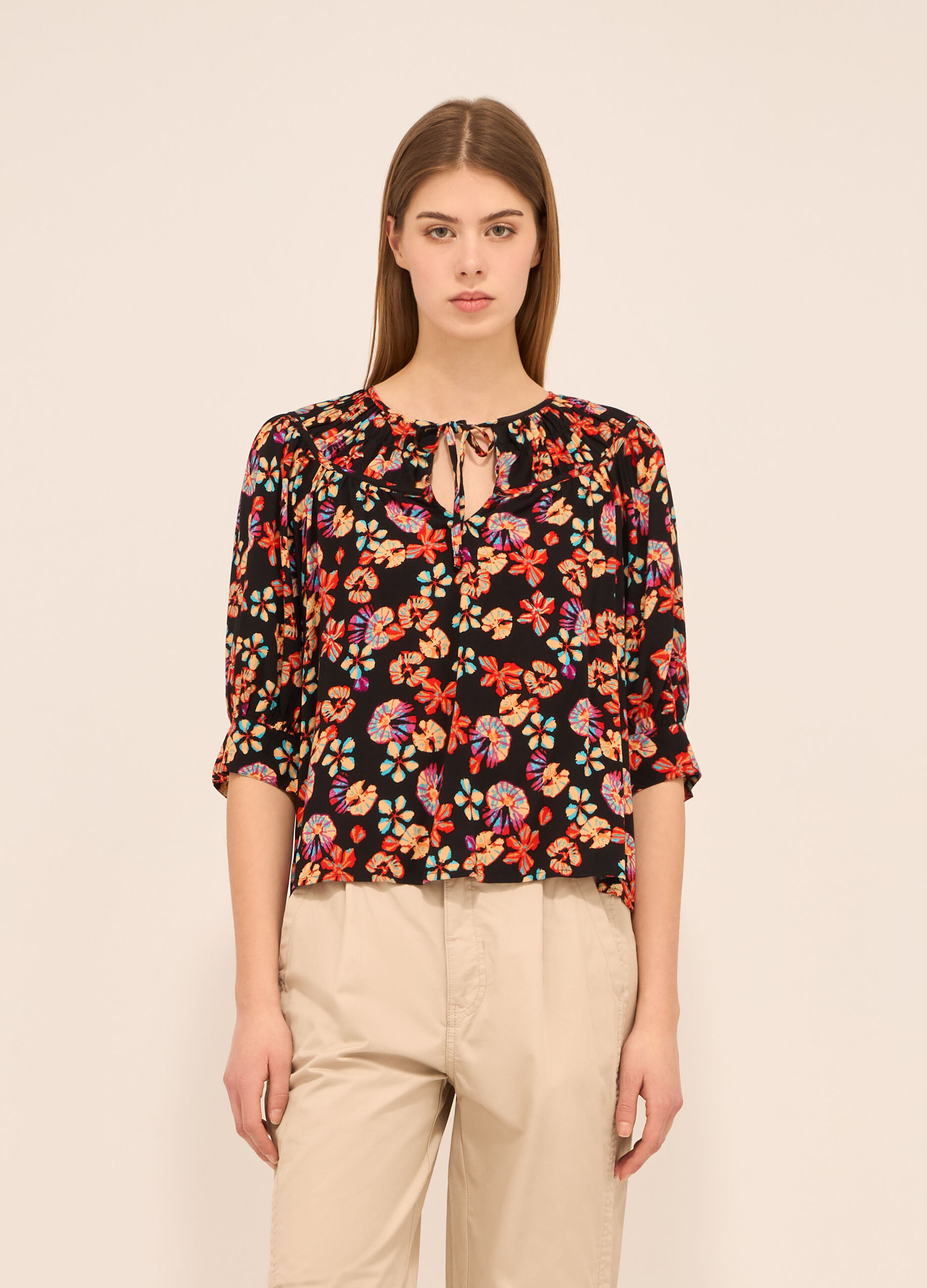 Blusa in pura viscosa donna_0
