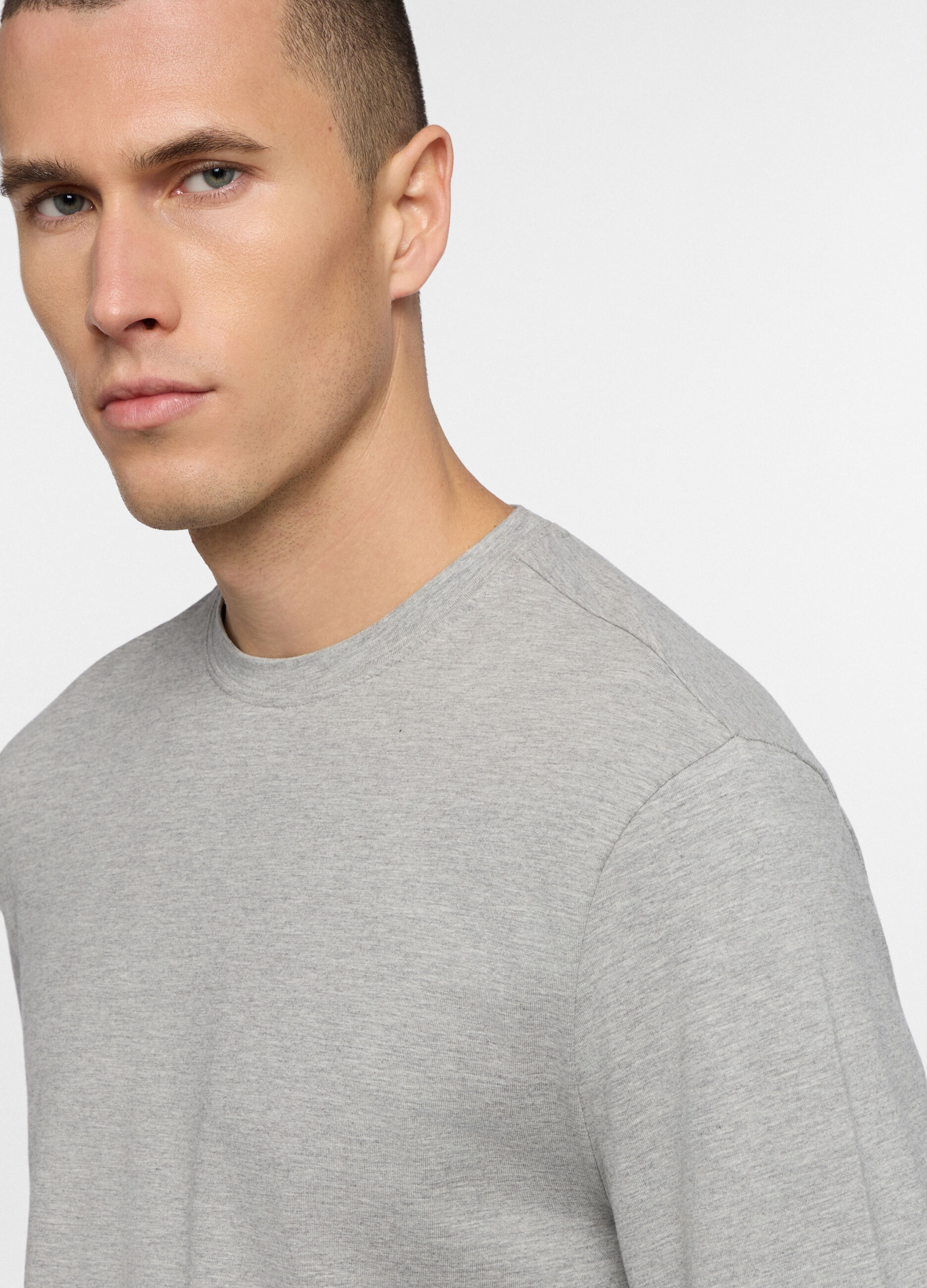 Maglia a maniche lunghe in cotone stretch_2