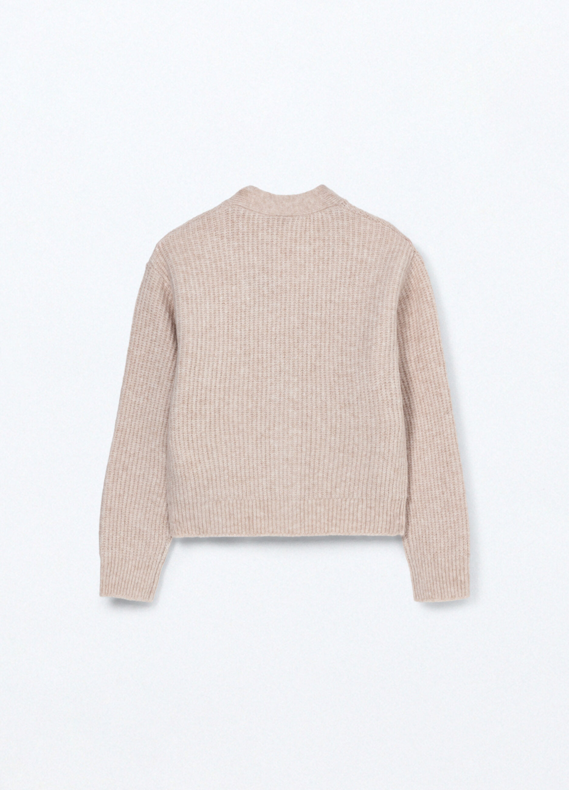 Cardigan tricot misto lana ragazza_1