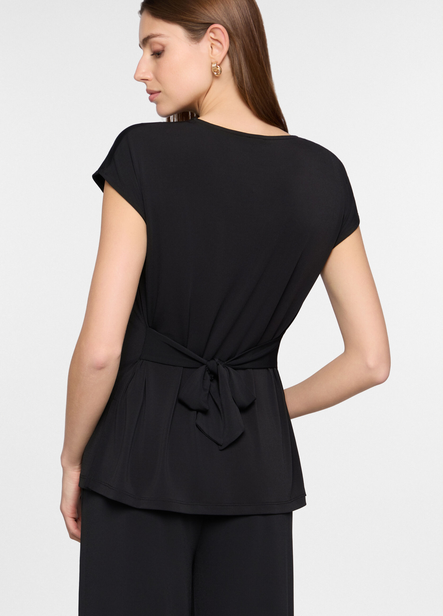 T-shirt girocollo donna _2