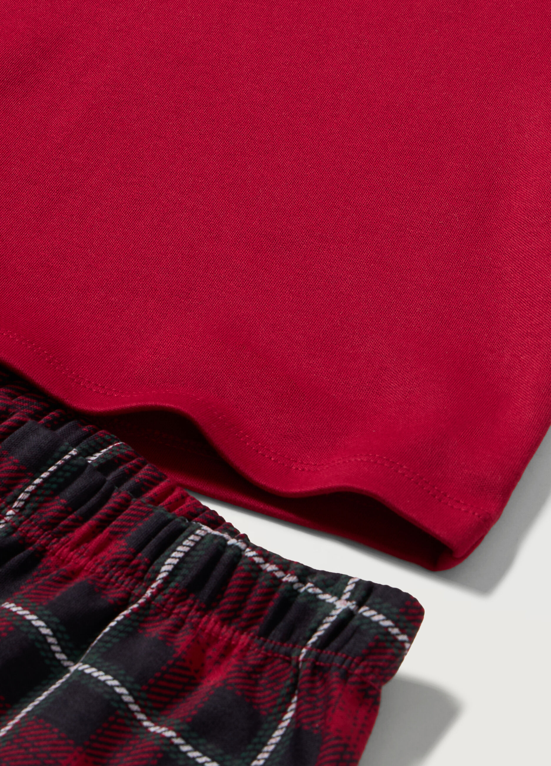 Set pigiama lungo in puro cotone bambina_1