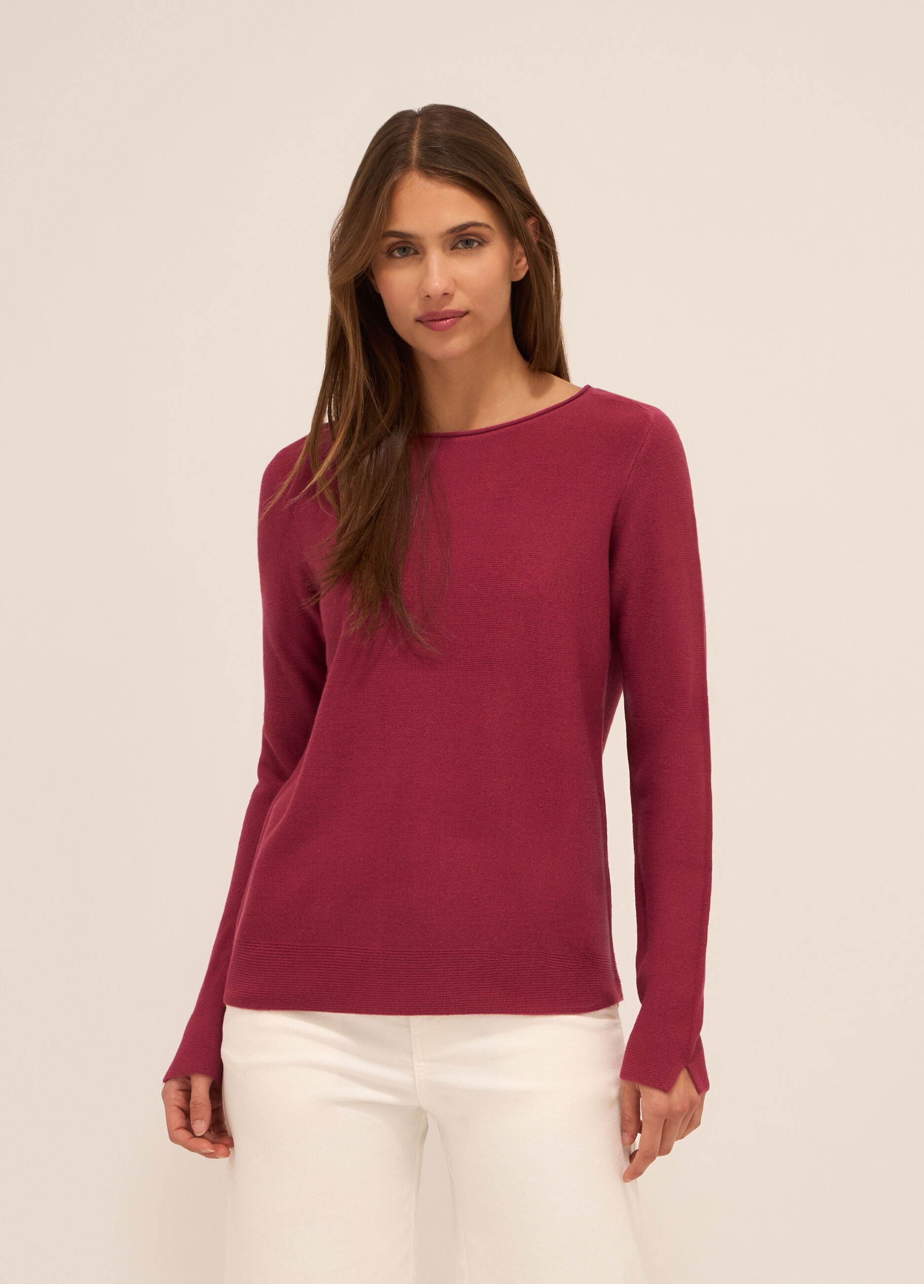 Pullover effetto cashmere donna_0