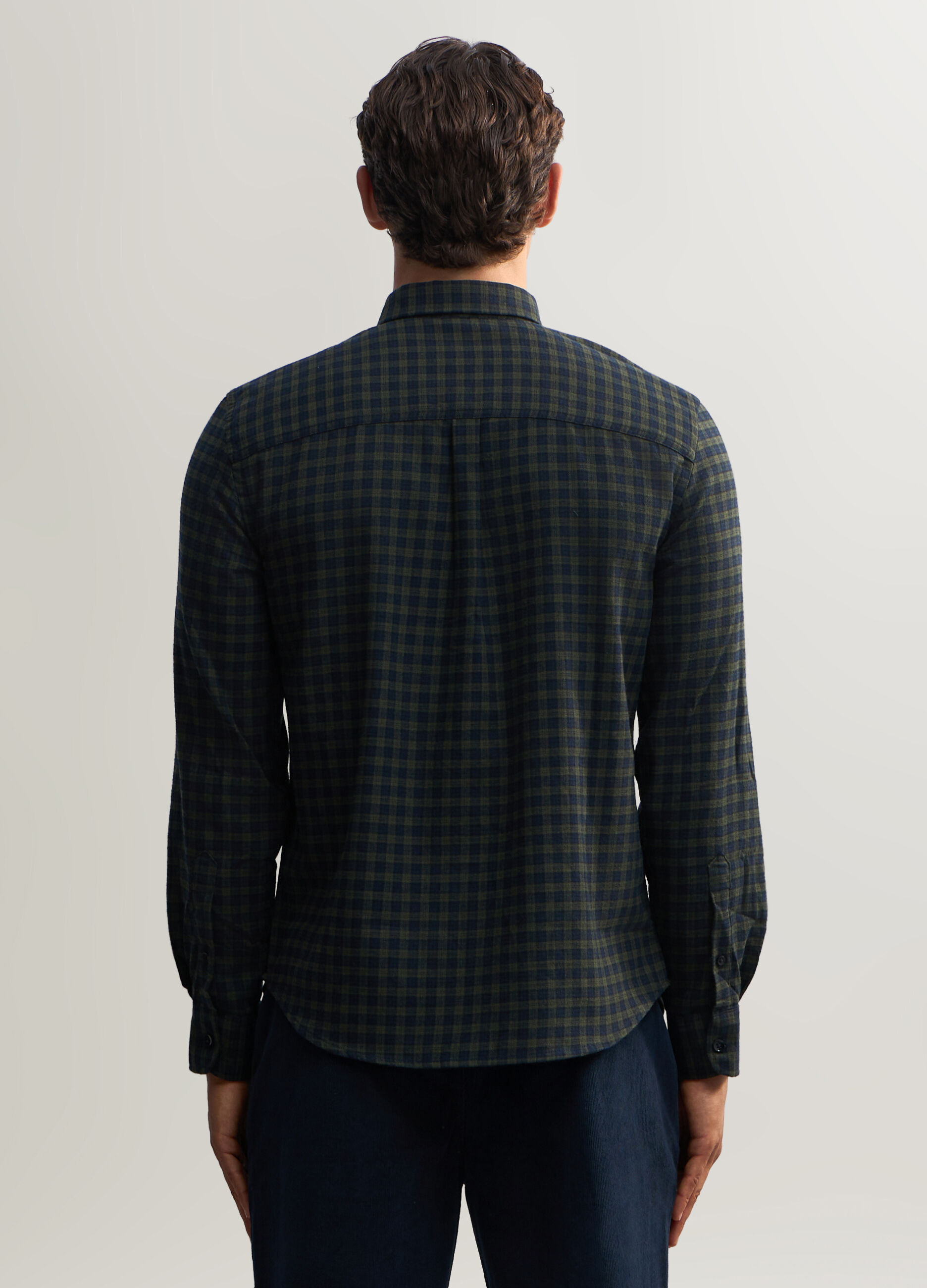 Camicia a quadri in flanella uomo_1