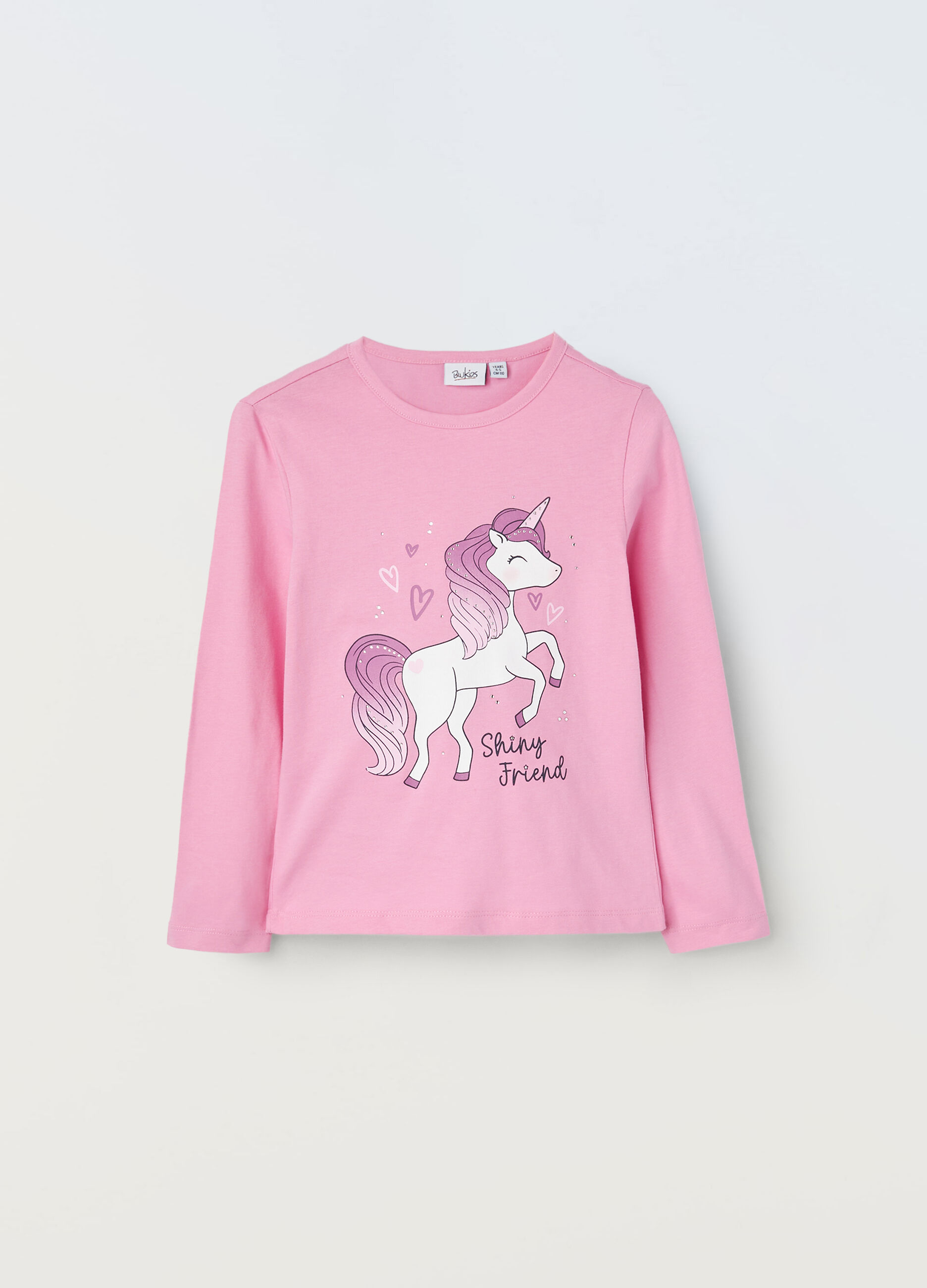 T-shirt in puro cotone bambina_0