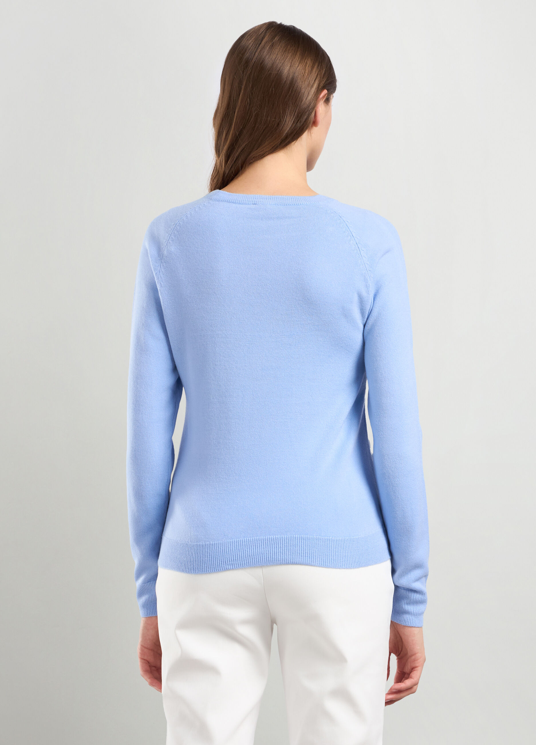 Pullover tricot con bottoni donna_1