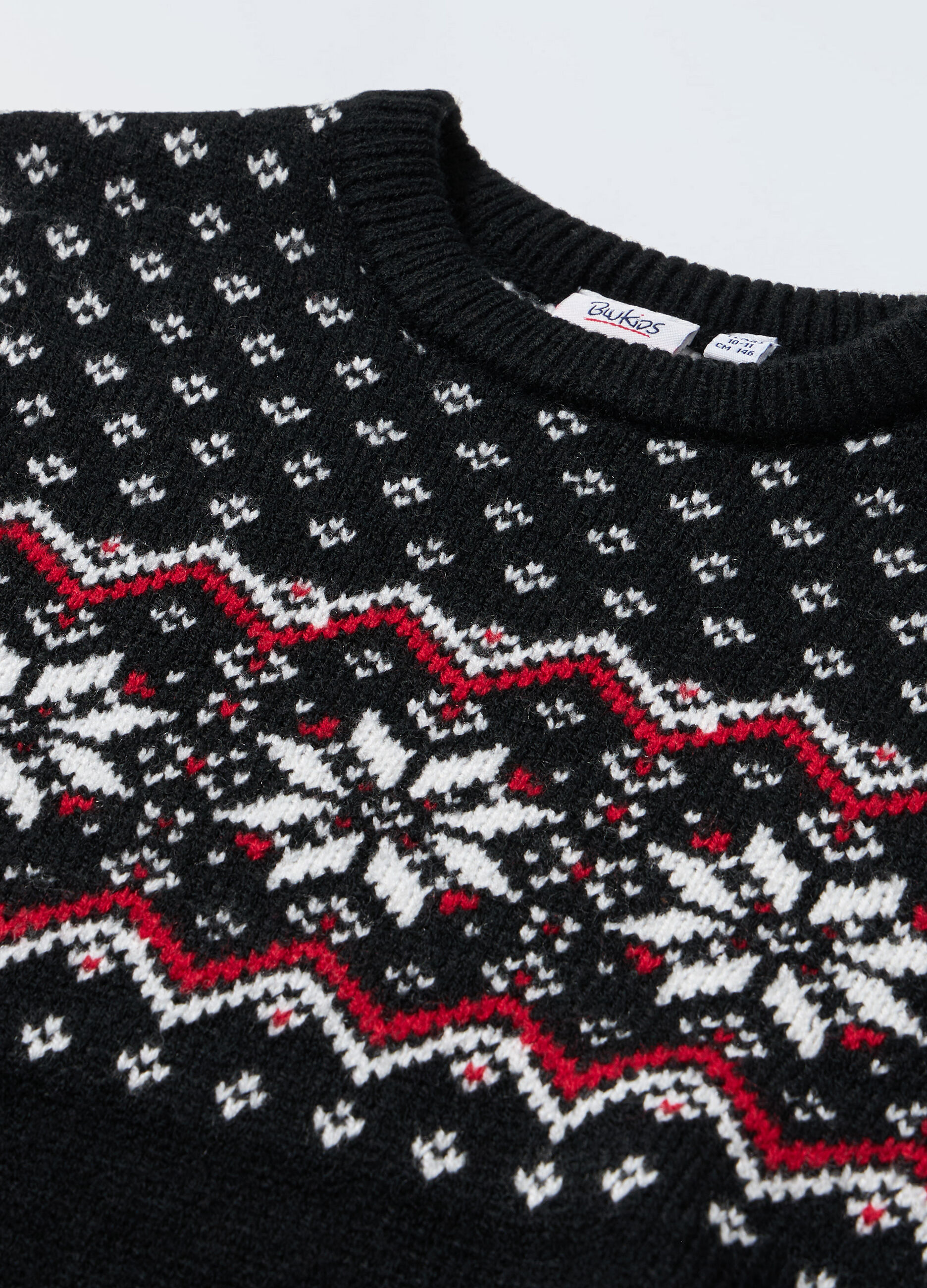 Girocollo tricot natalizio ragazzo_1