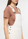 Salopette con gonna fit regular in denim donna_2