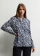 Camicia Fit Regular con colletto alla francese in pura viscosa donna_0
