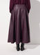 Gonna lunga in ecopelle donna_2