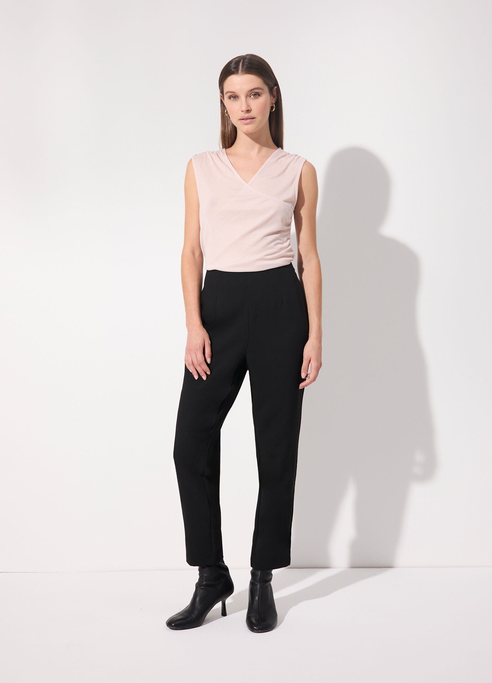 Pantalone crêpe a sigaretta donna_0