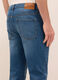 Jeans 5 tasche slim fit in denim di cotone stretch_3