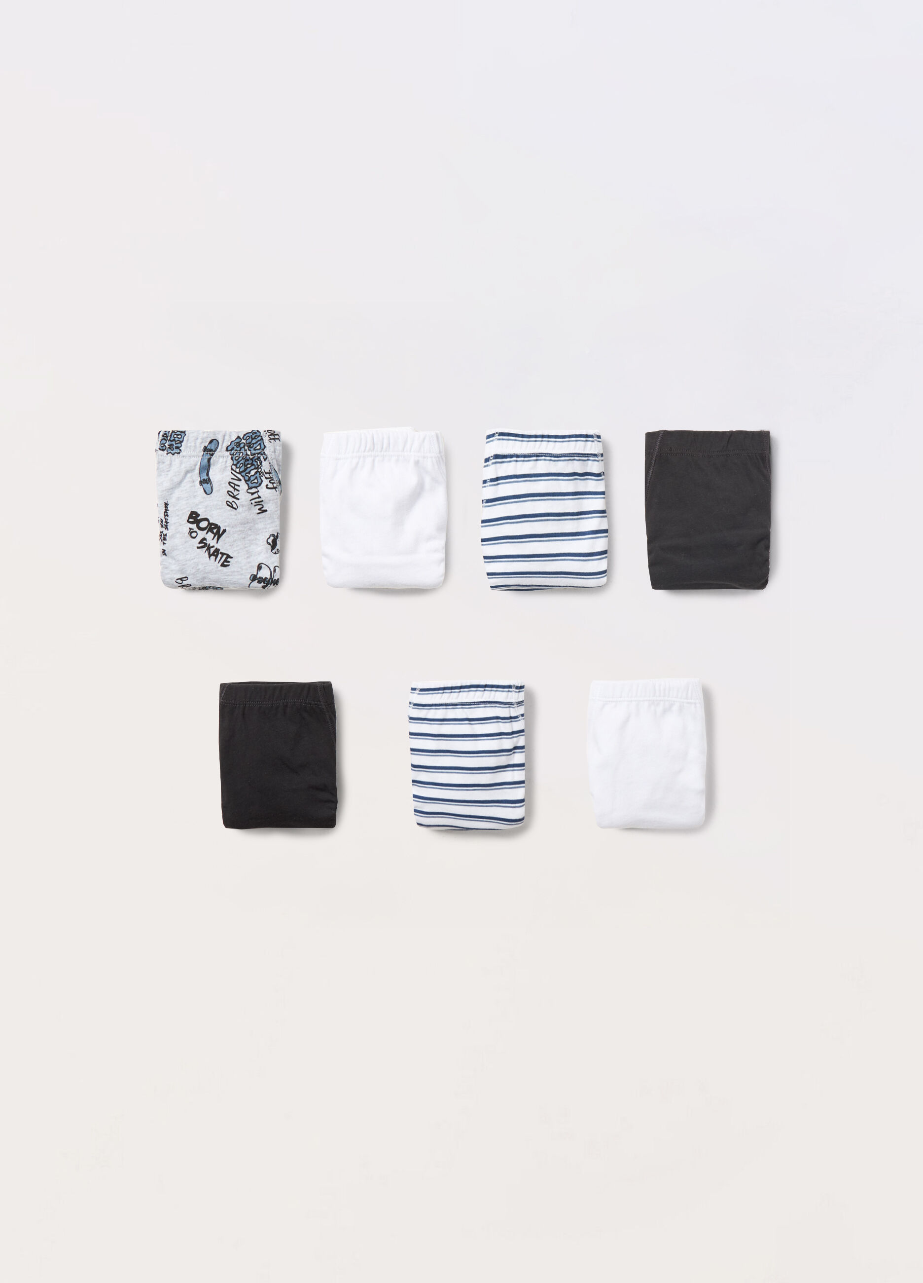 Pack 7 slip in jersey di puro cotone ragazzo_0