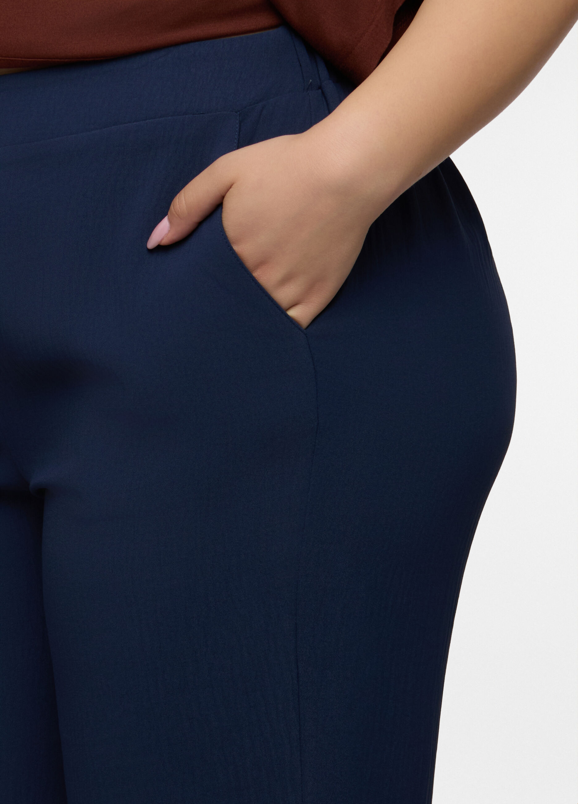 Pantaloni Fit regular donna curvy_2