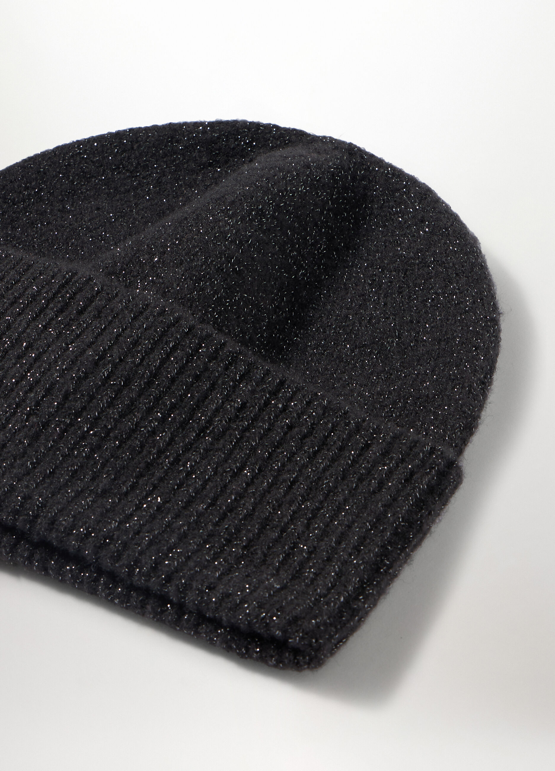 Berretto tricot con filo lurex donna_2
