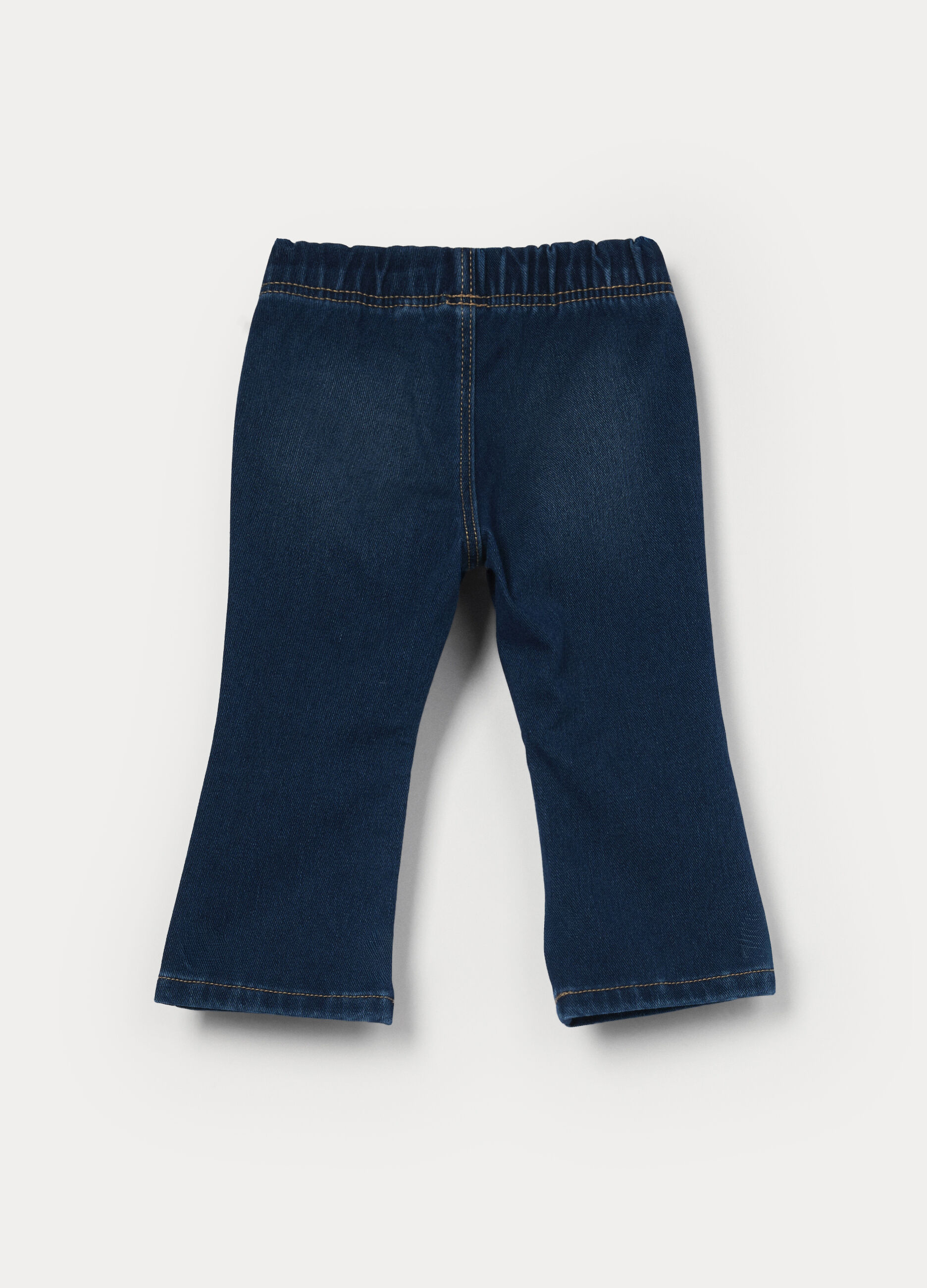 Jeggings flare fit in misto cotone stretch bimba_1