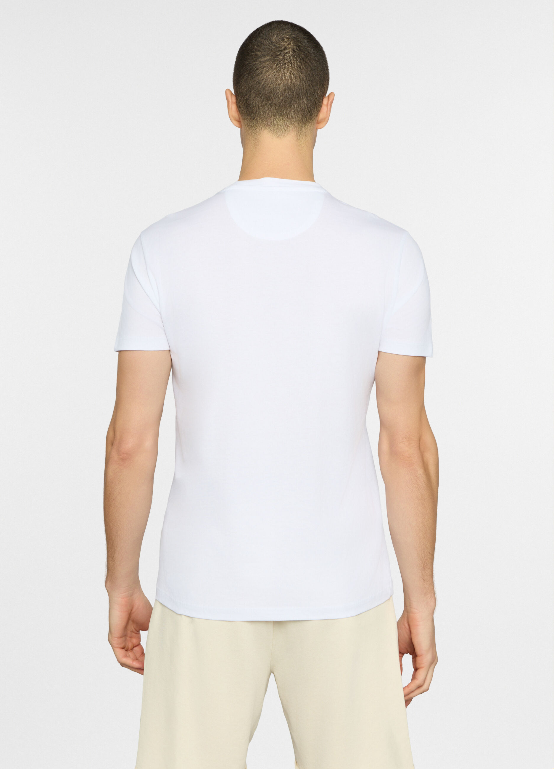 T-shirt slim fit in cotone uomo_1