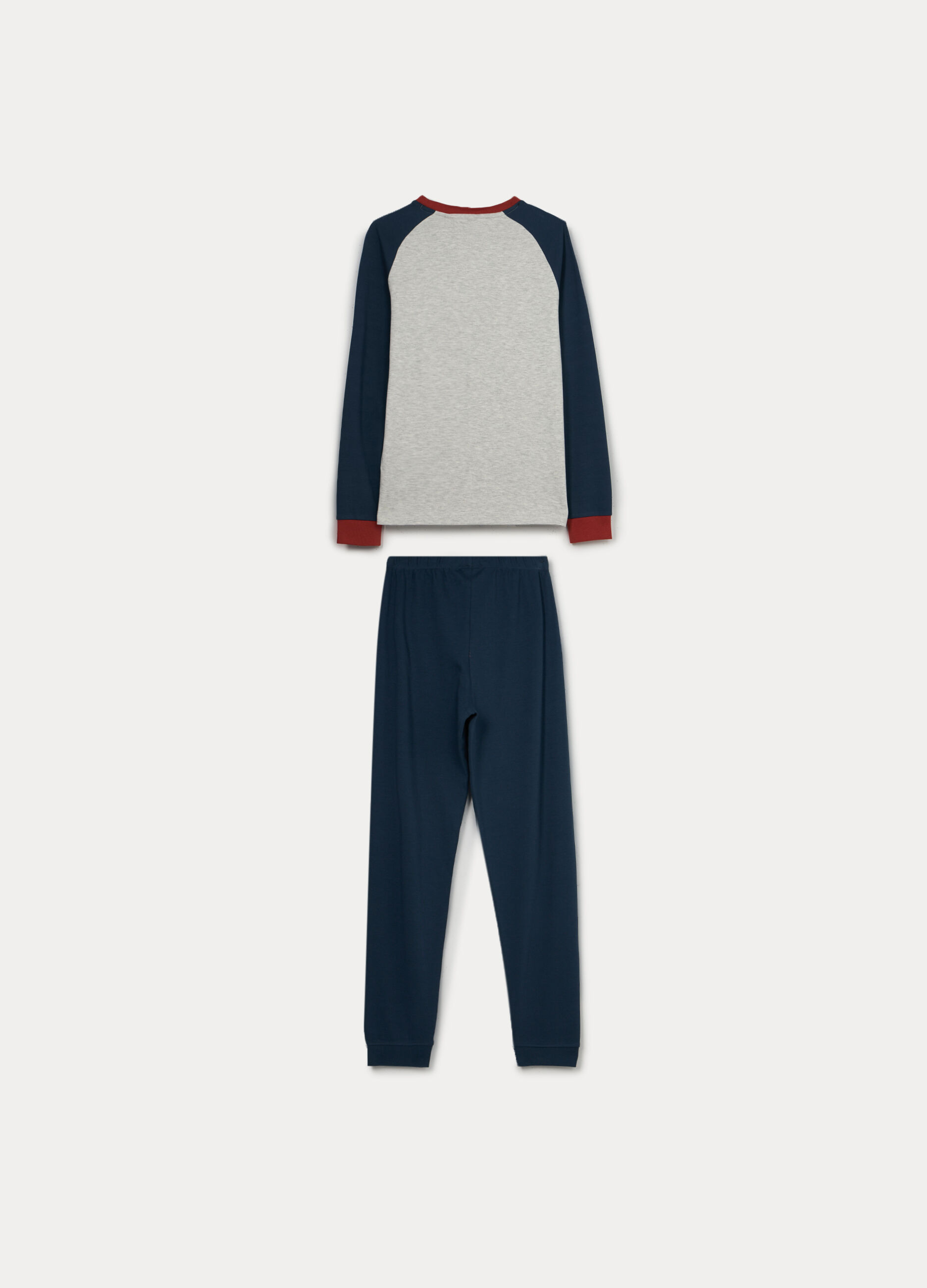 Set pigiama lungo in interlock ragazzo_1