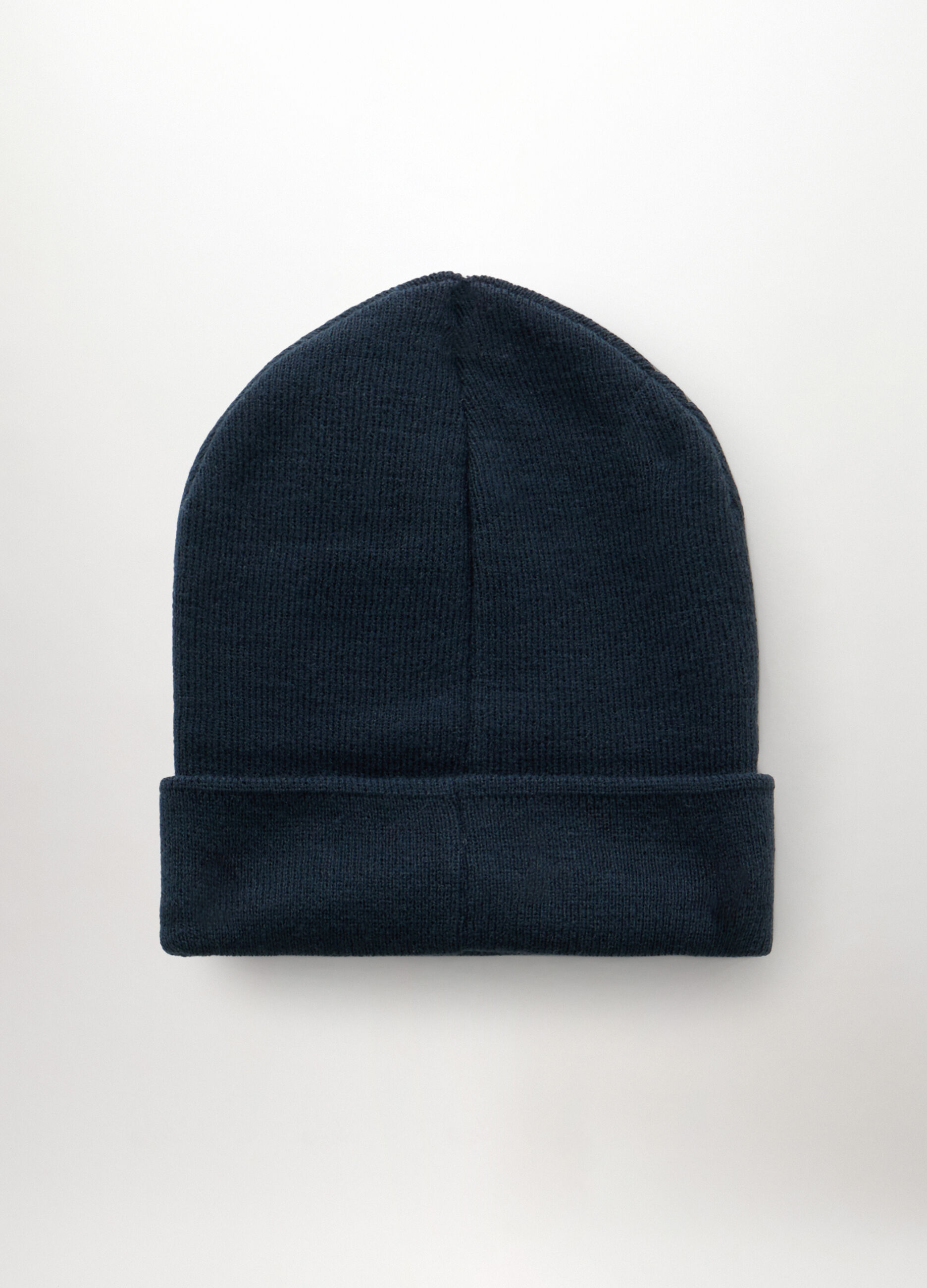 Berretto in maglia con risvolto uomo_1