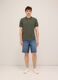 Bermuda in denim di puro cotone uomo_0