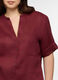 Camicia Fit Regular con scollo a V in puro lino donna curvy_2