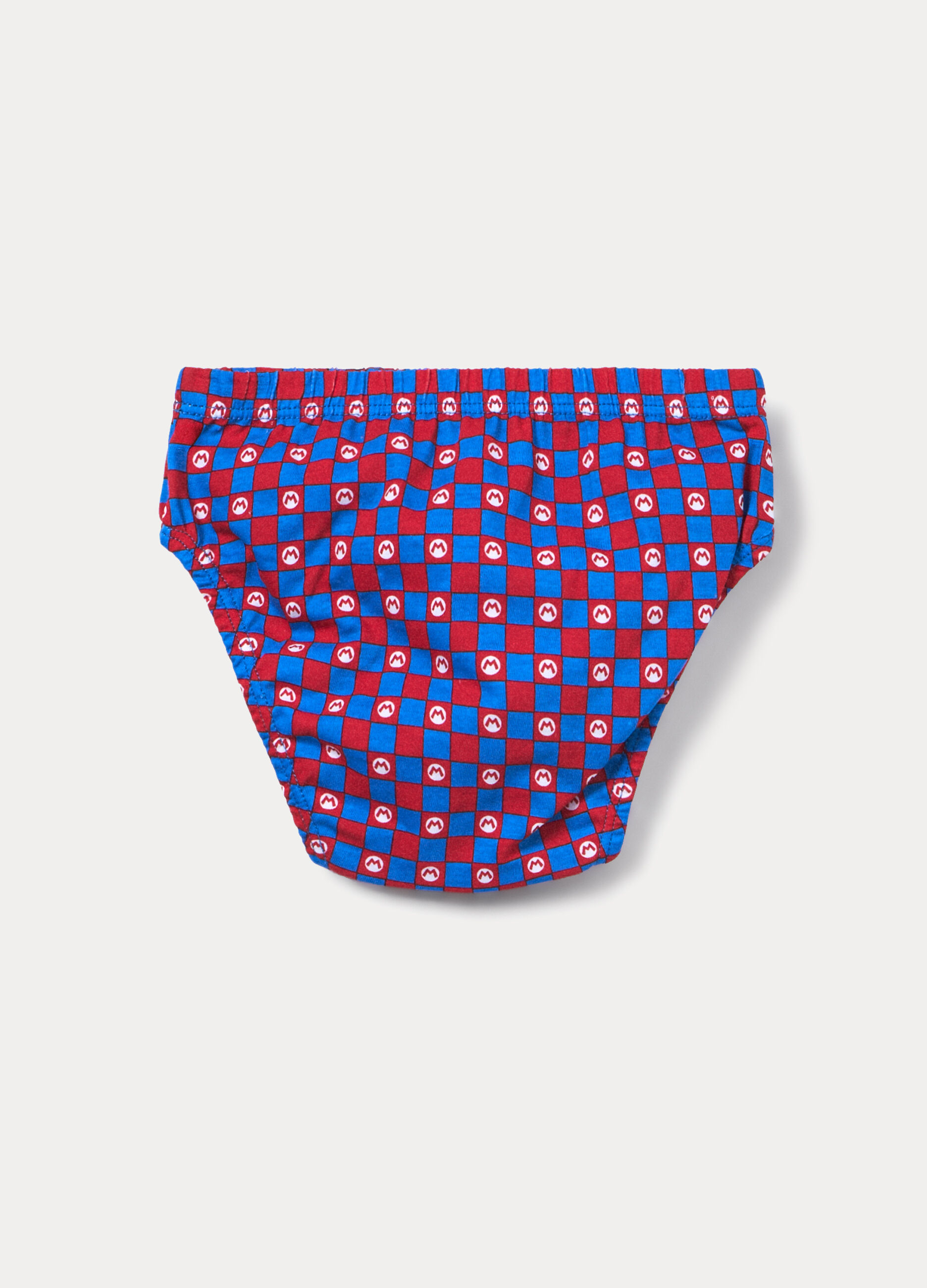 Pack 5 slip Super Mario in jersey di cotone stretch bambino_3