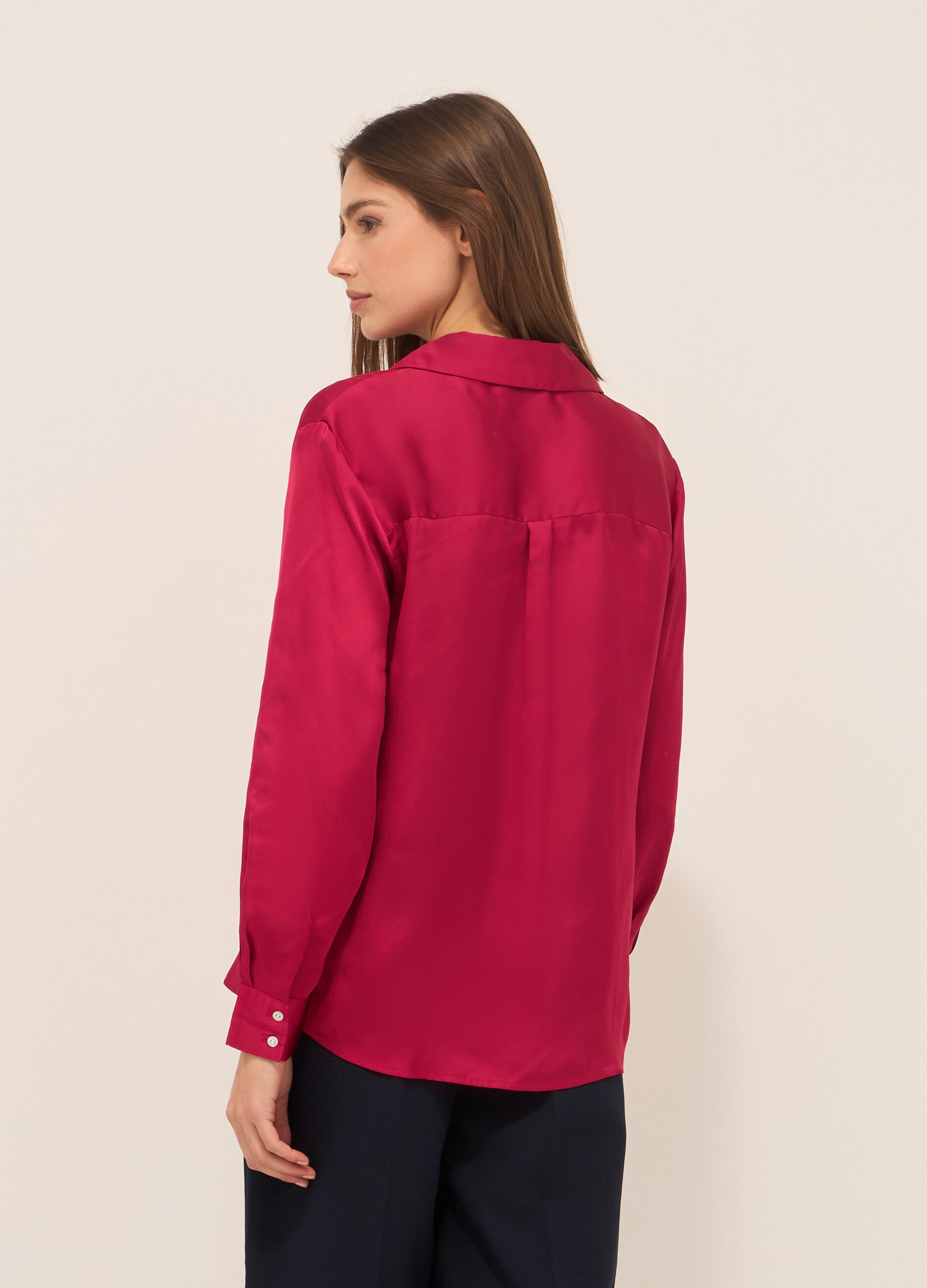 Camicia in raso donna_1