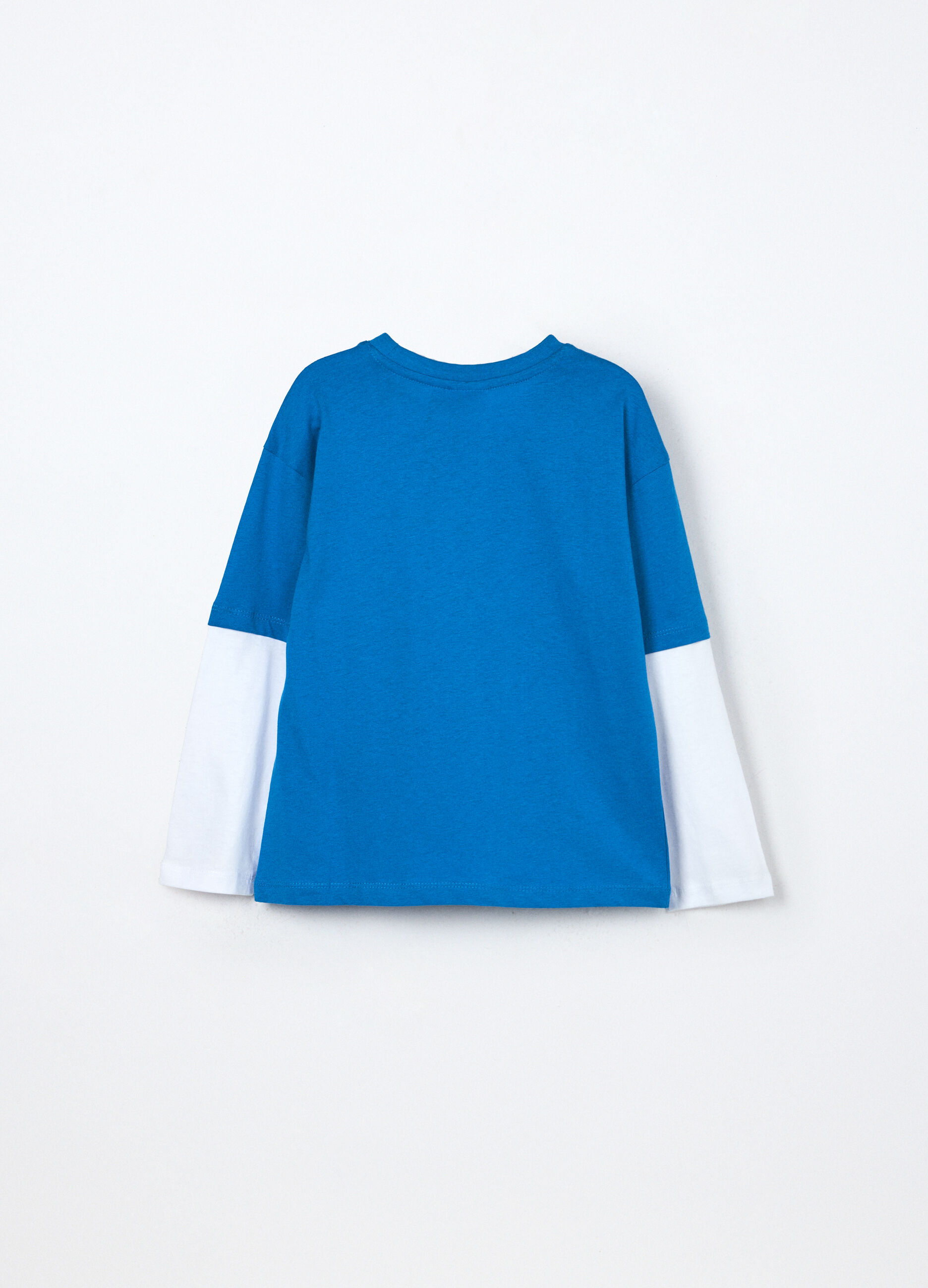 T-shirt Sonic in jersey di puro cotone bambino_1