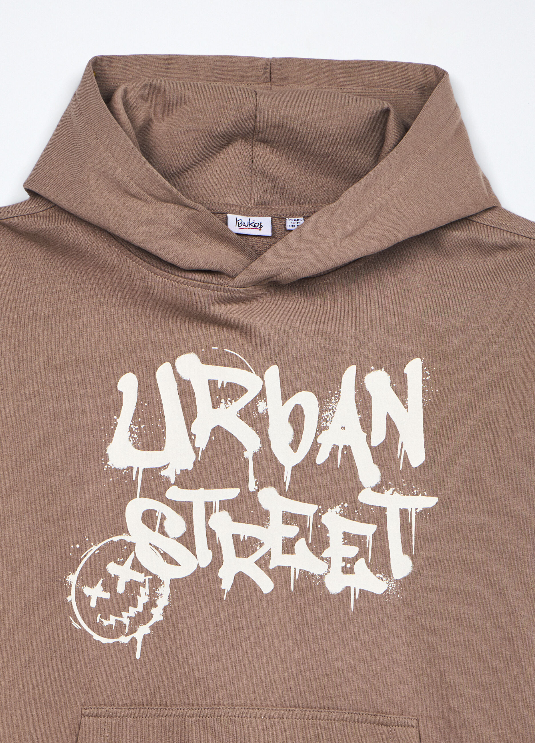 Felpa in french terry di puro cotone ragazzo_2