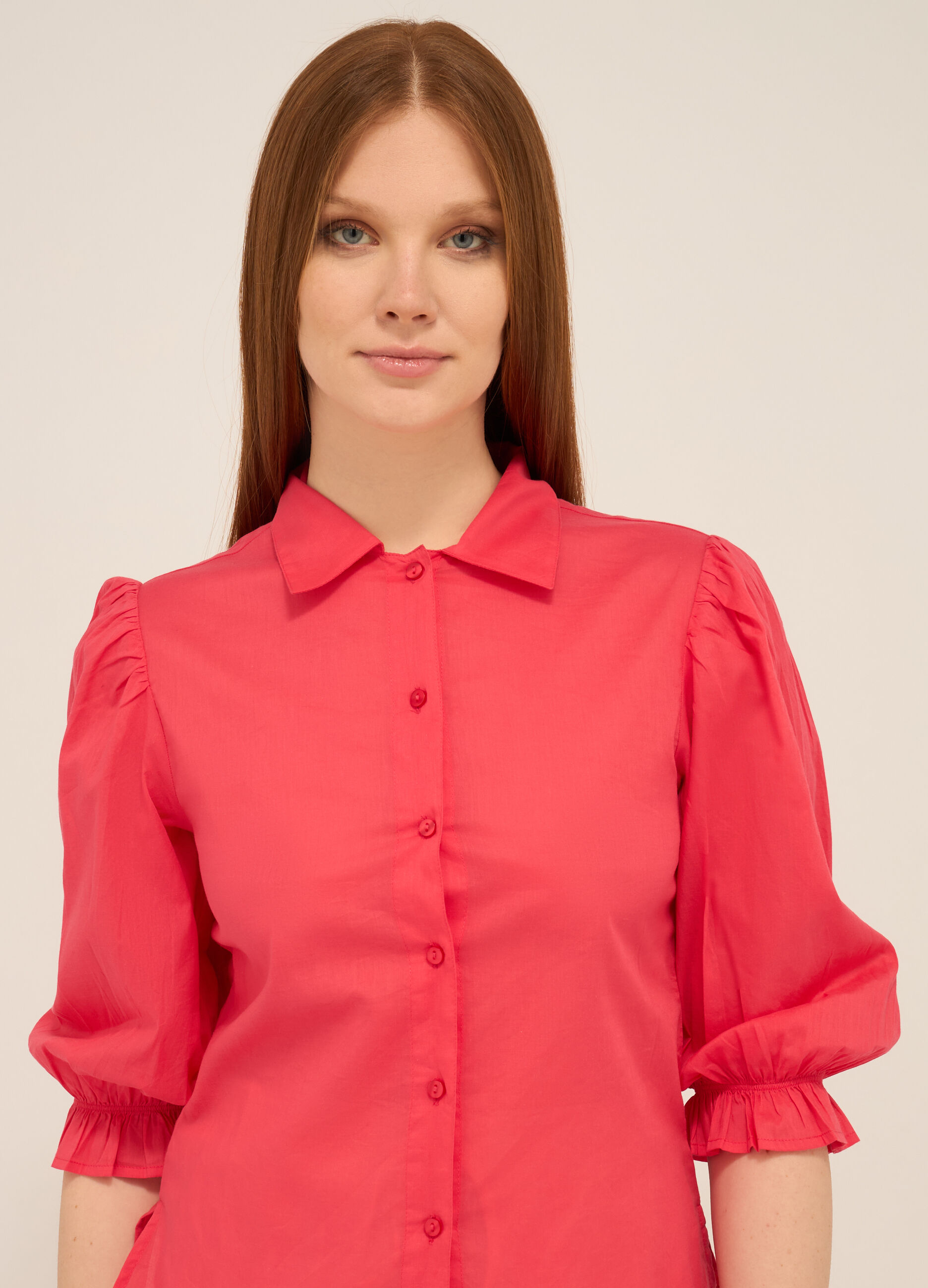 Camicia in puro cotone donna