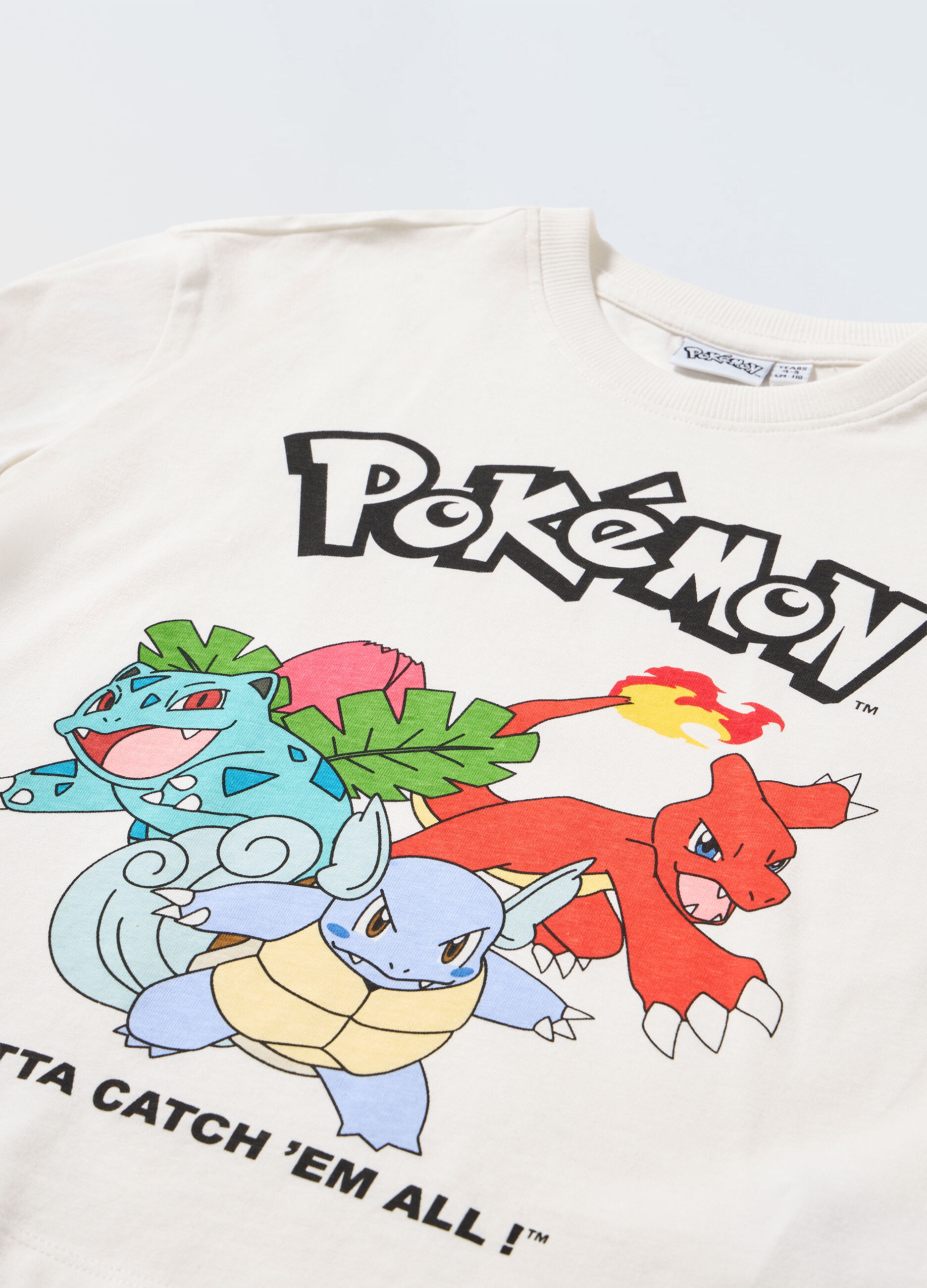 T-shirt Pokémon in puro cotone bambino_1