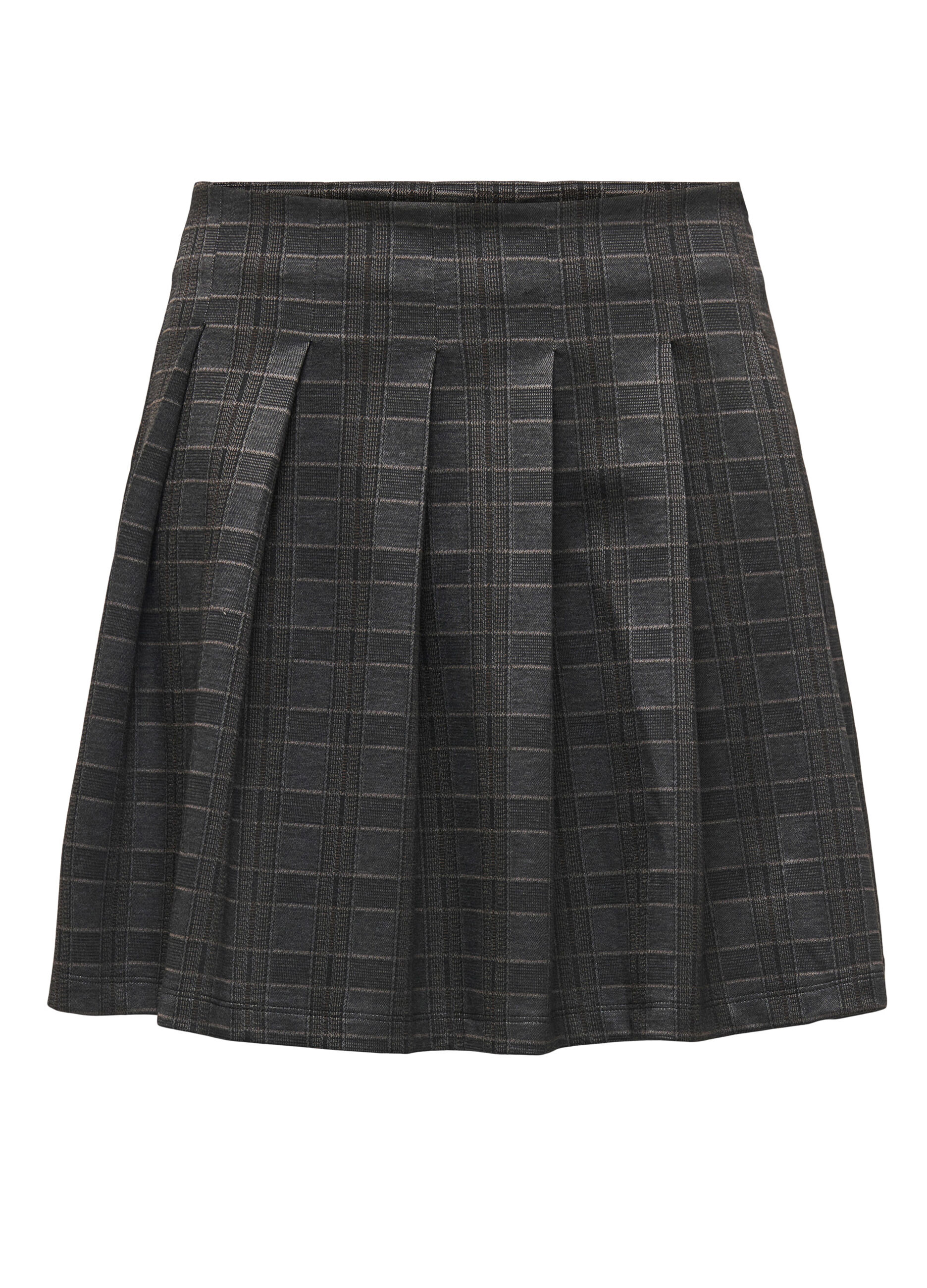 Gonna corta a quadri donna_0