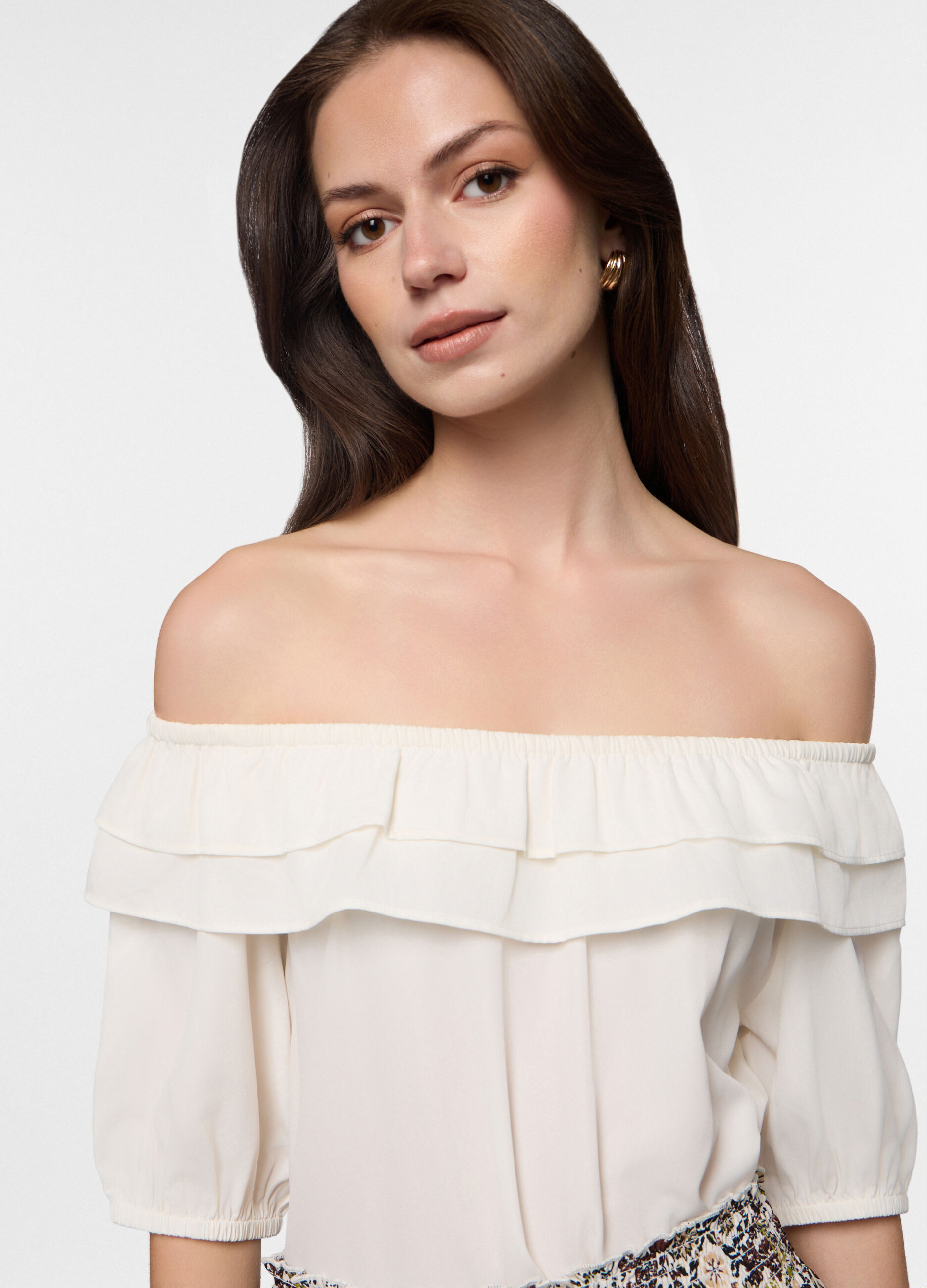 Blusa fit regular in american cr&ecirc;pe donna_2