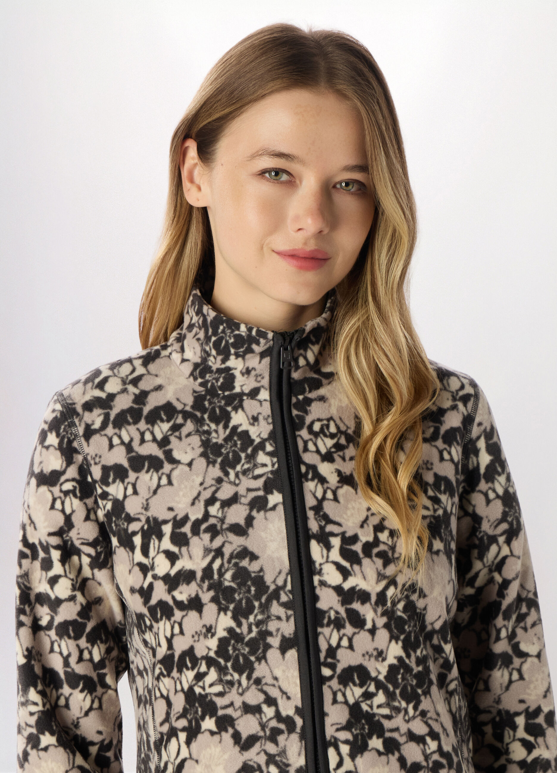 Felpa full zip in pile donna Holistic fitness_2