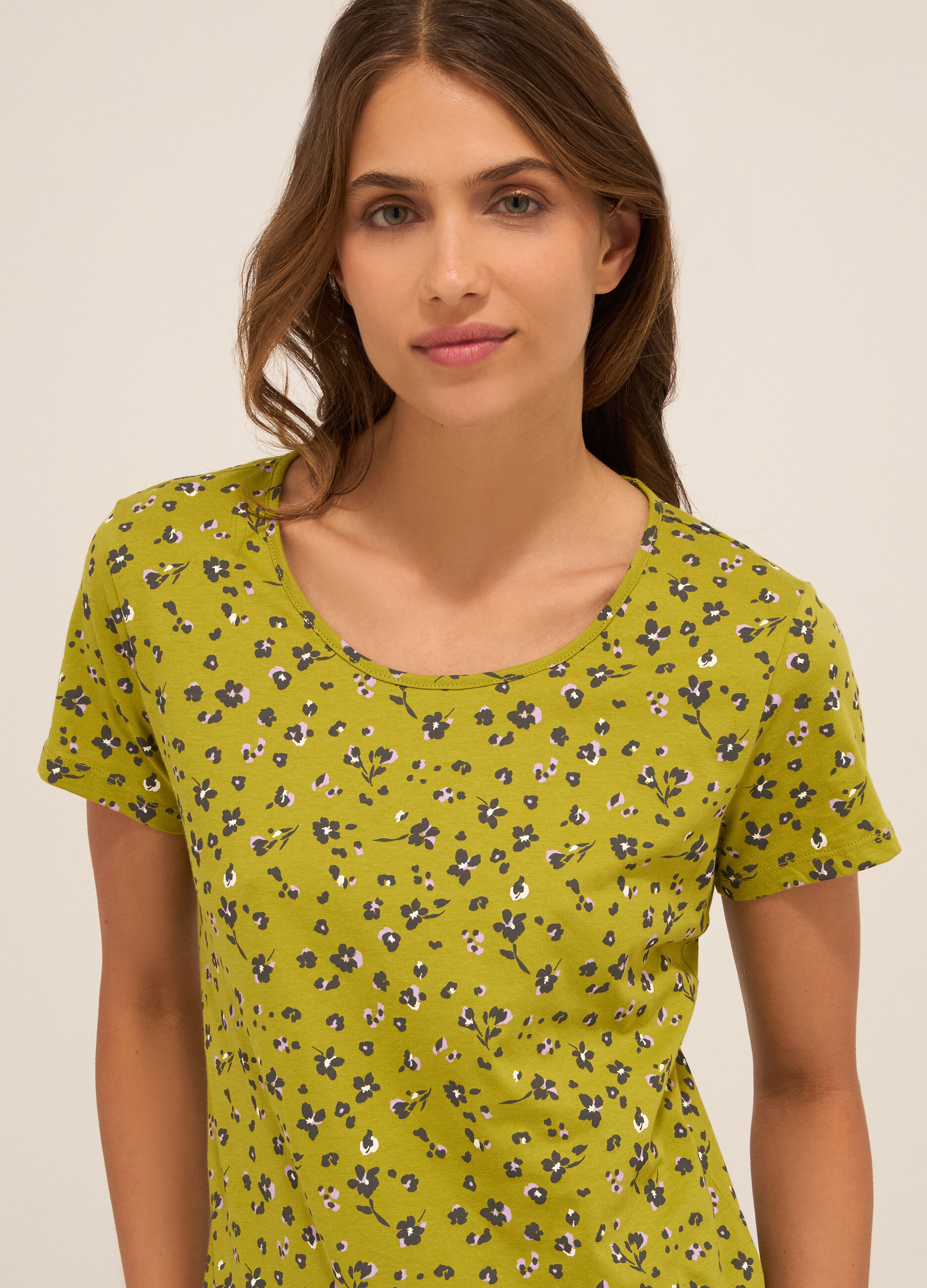 T-shirt in puro cotone donna_2