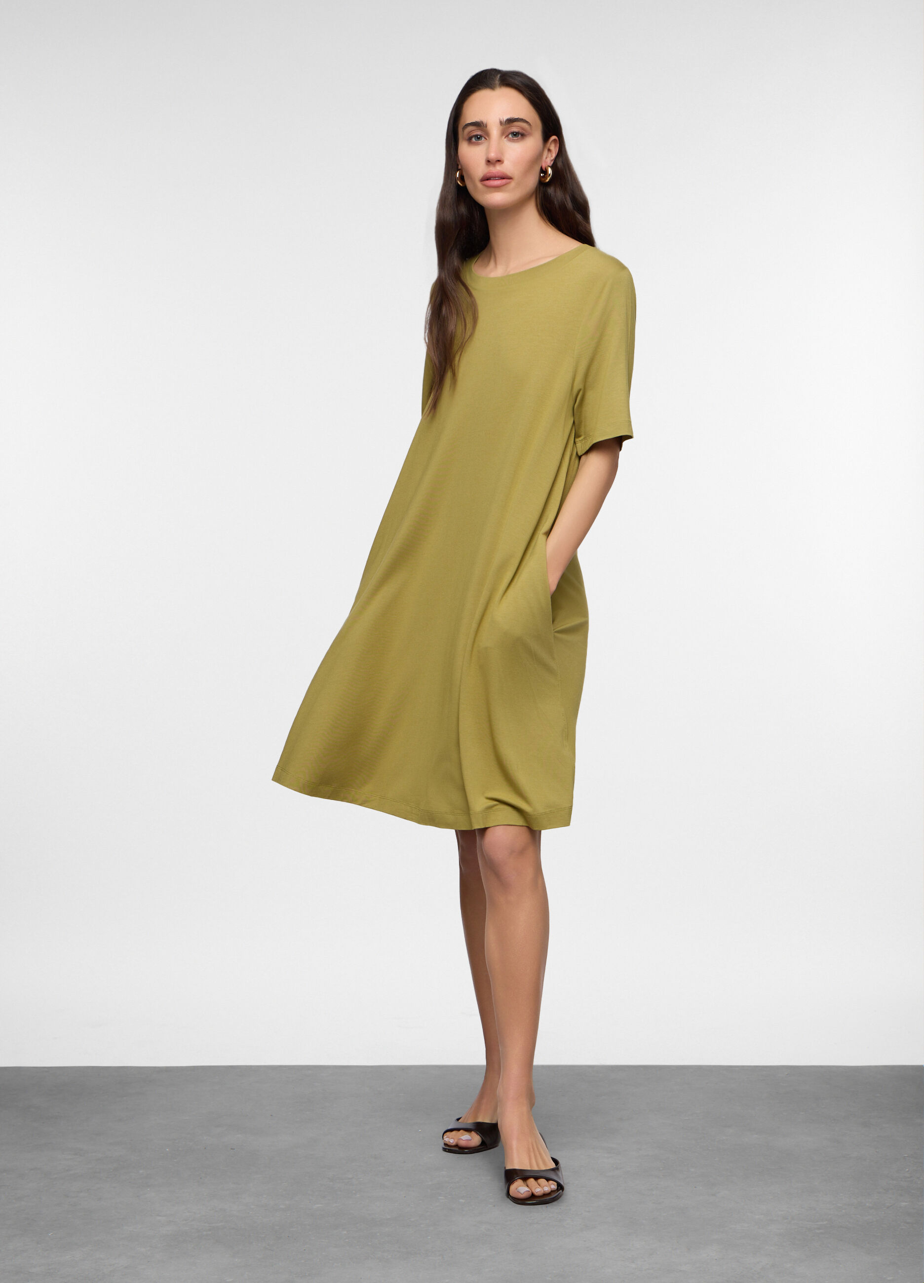 Caftano copricostume stretch donna_0