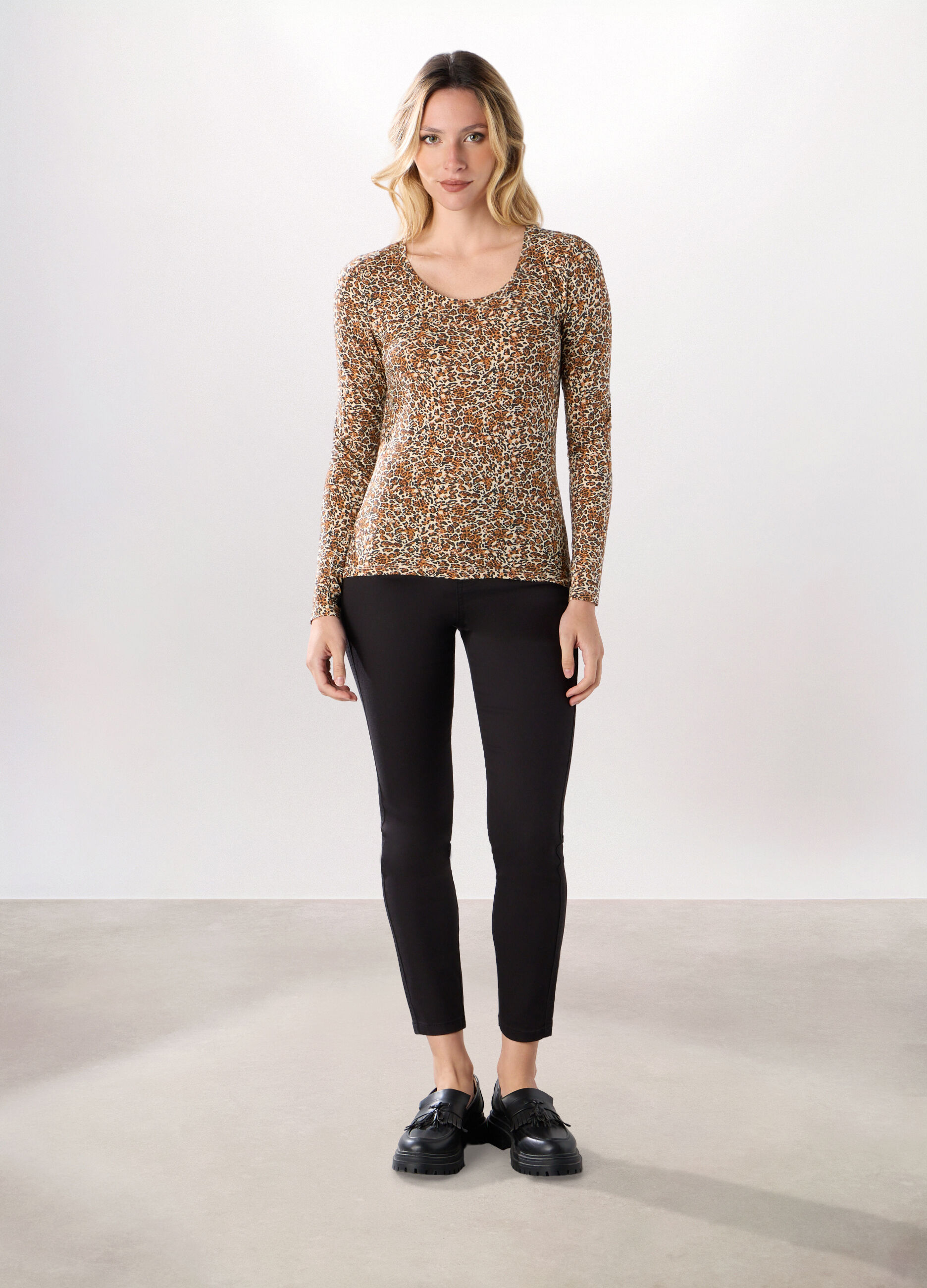 Treggings in cotone stretch donna_0